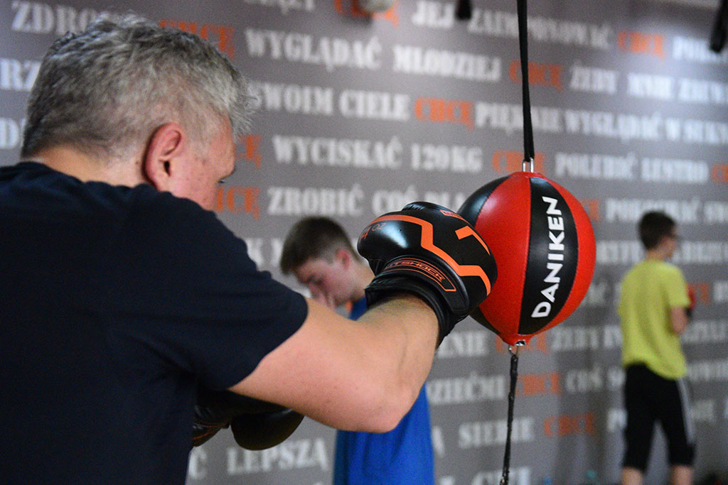 Trening sekcji bokserskiej w Centrum Fitness Piekary