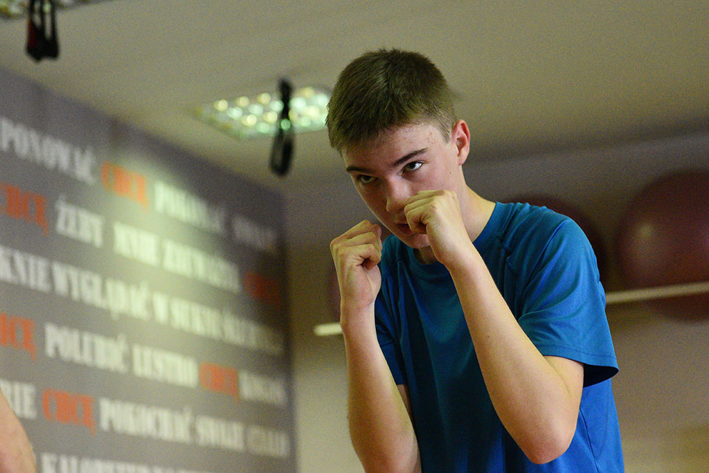 Trening sekcji bokserskiej w Centrum Fitness Piekary