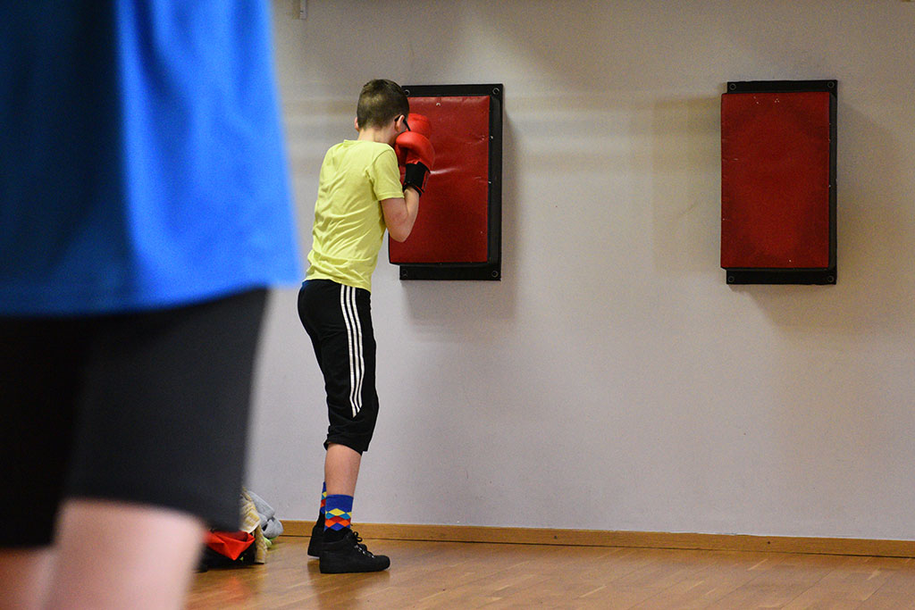 Trening sekcji bokserskiej w Centrum Fitness Piekary