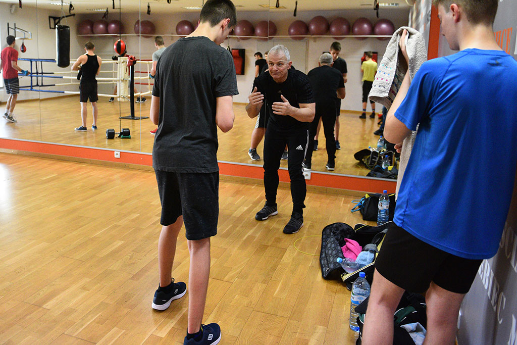 Trening sekcji bokserskiej w Centrum Fitness Piekary
