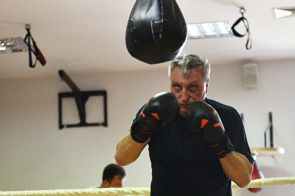 Trening sekcji bokserskiej w Centrum Fitness Piekary