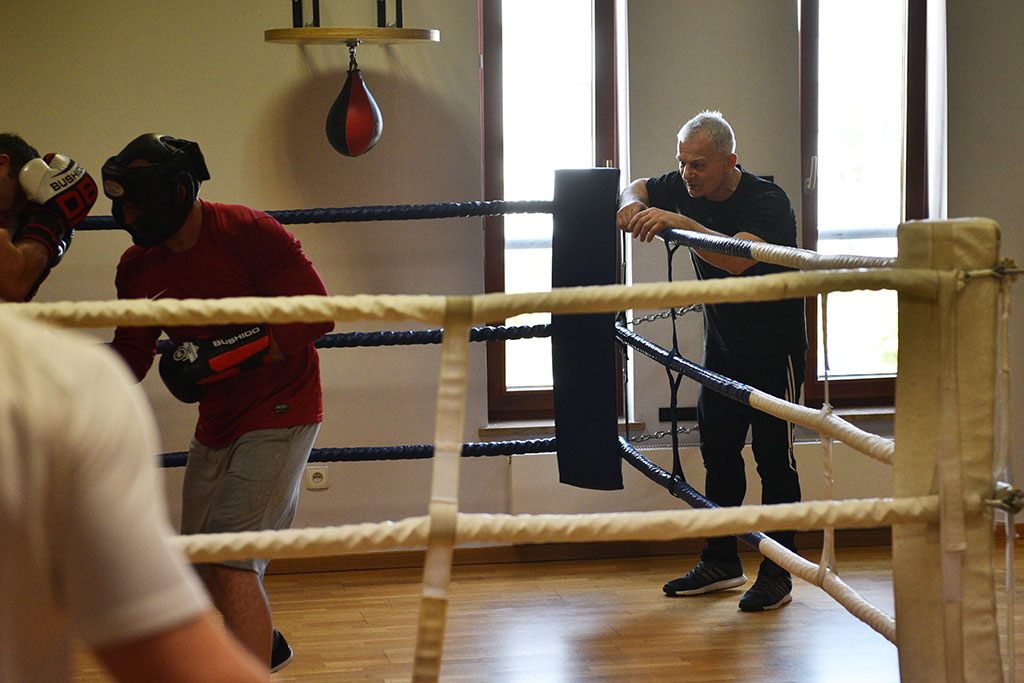 Trening sekcji bokserskiej w Centrum Fitness Piekary