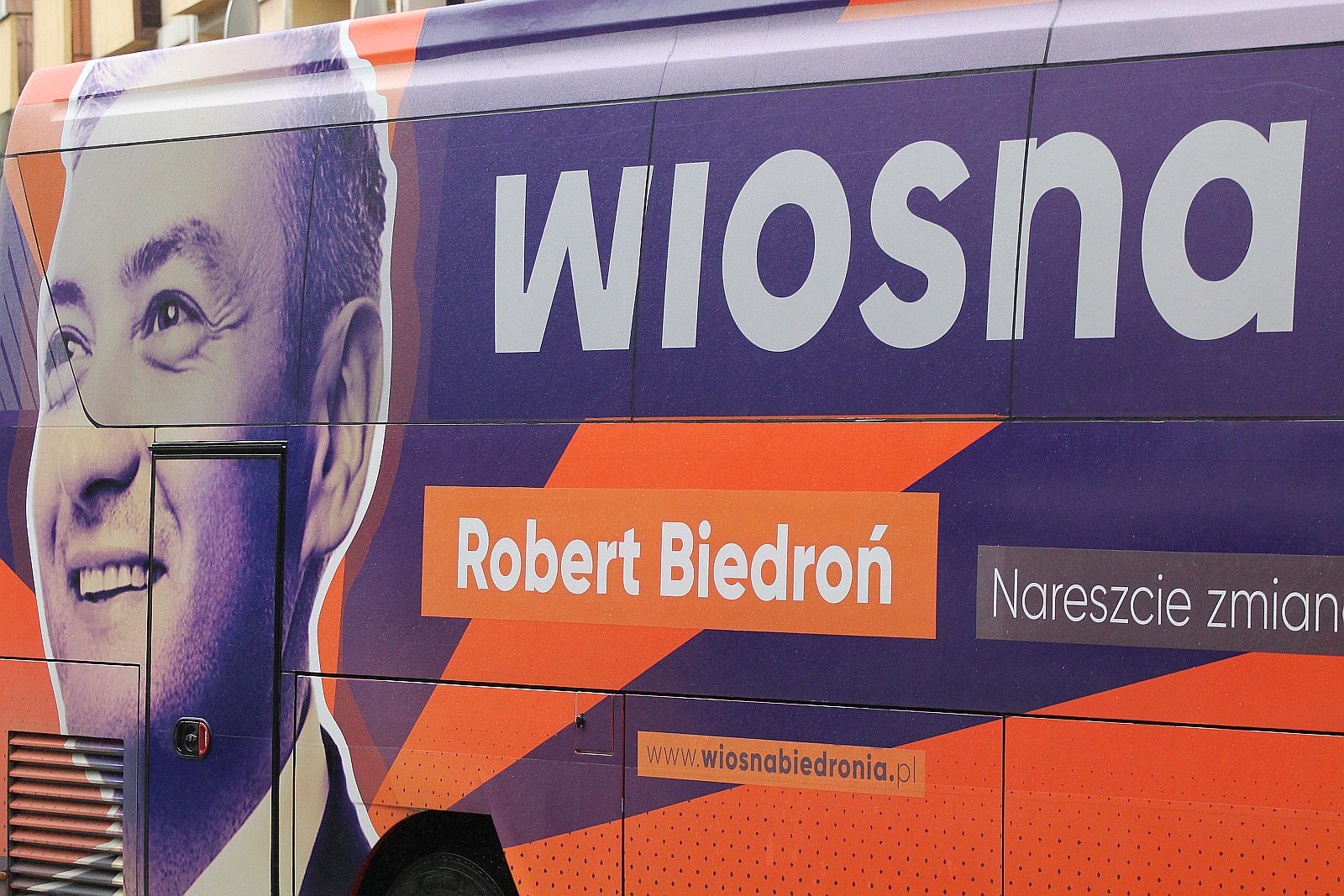 Robert Biedroń przyjechał Wiosną do Legnicy