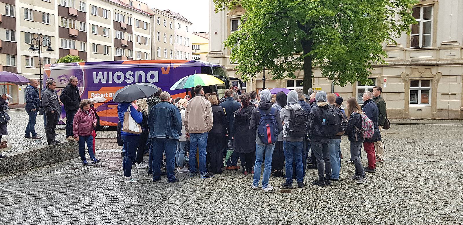 Robert Biedroń przyjechał Wiosną do Legnicy
