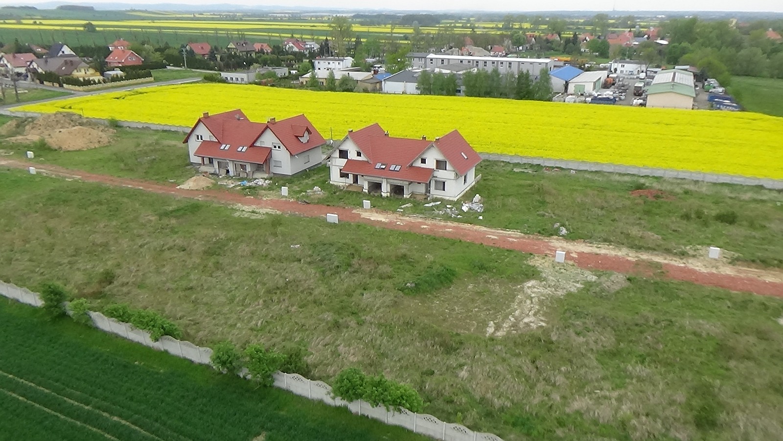 Koskowice z lotu ptaka. Zobacz jak wyglądają na wiosnę