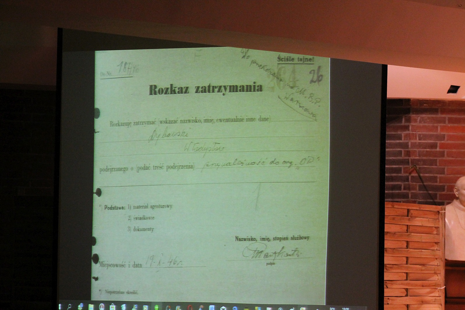 Major Władysław Dybowski bohaterem spotkania w CSJPII