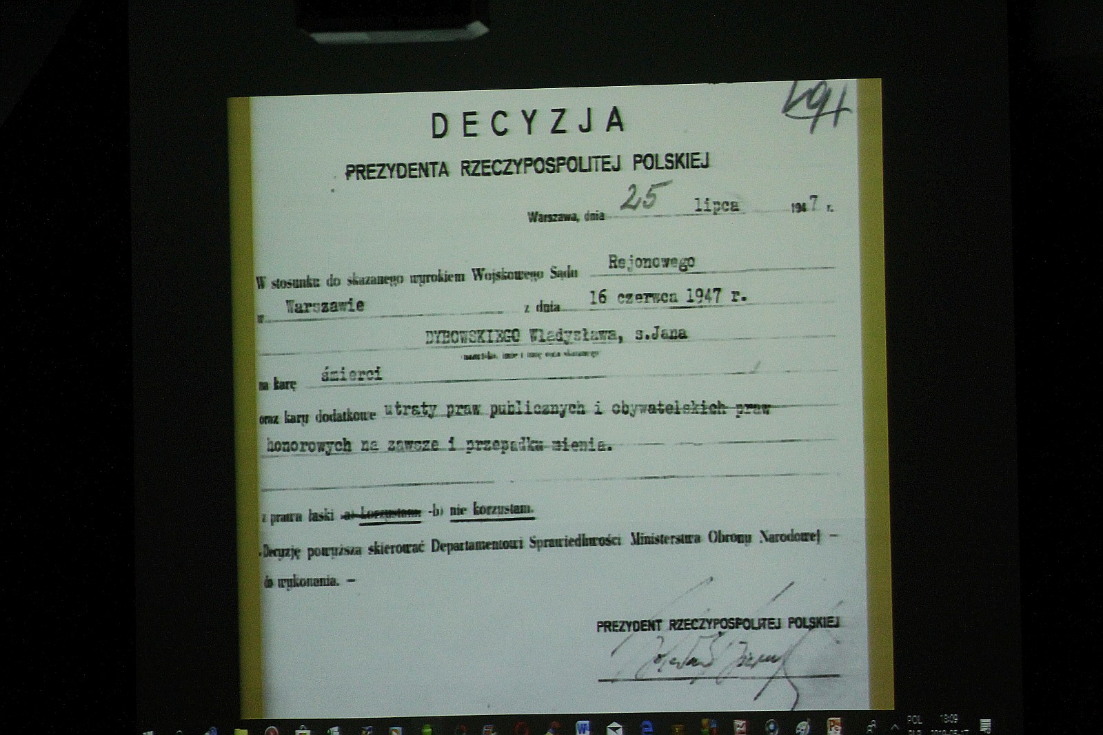Major Władysław Dybowski bohaterem spotkania w CSJPII