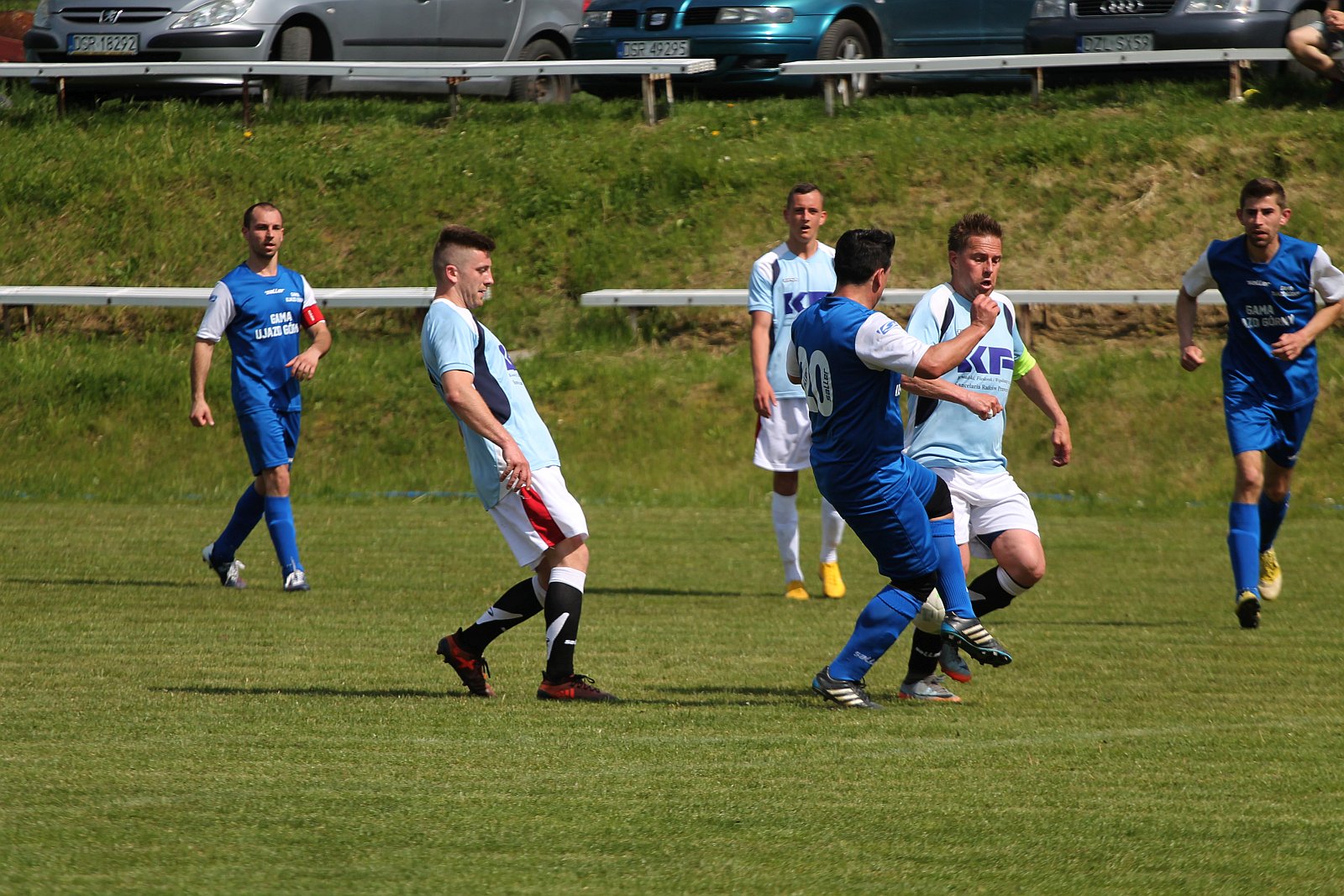 Klasa B: Błękitni Koskowice - Gama Ujazd Górny 11:2 (5:1)

