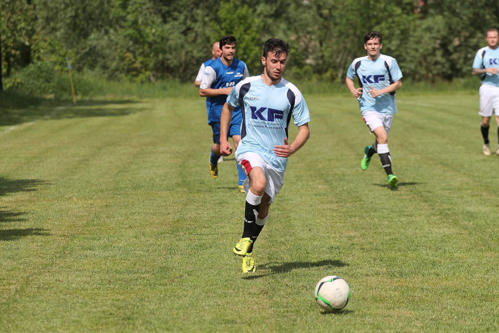 Klasa B: Błękitni Koskowice - Gama Ujazd Górny 11:2 (5:1)

