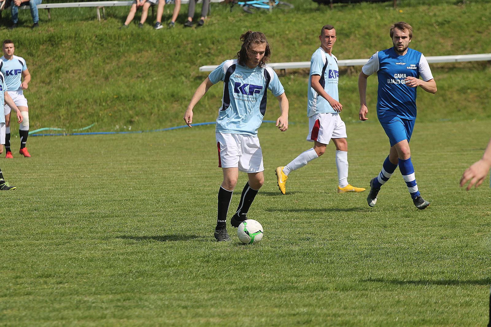 Klasa B: Błękitni Koskowice - Gama Ujazd Górny 11:2 (5:1)

