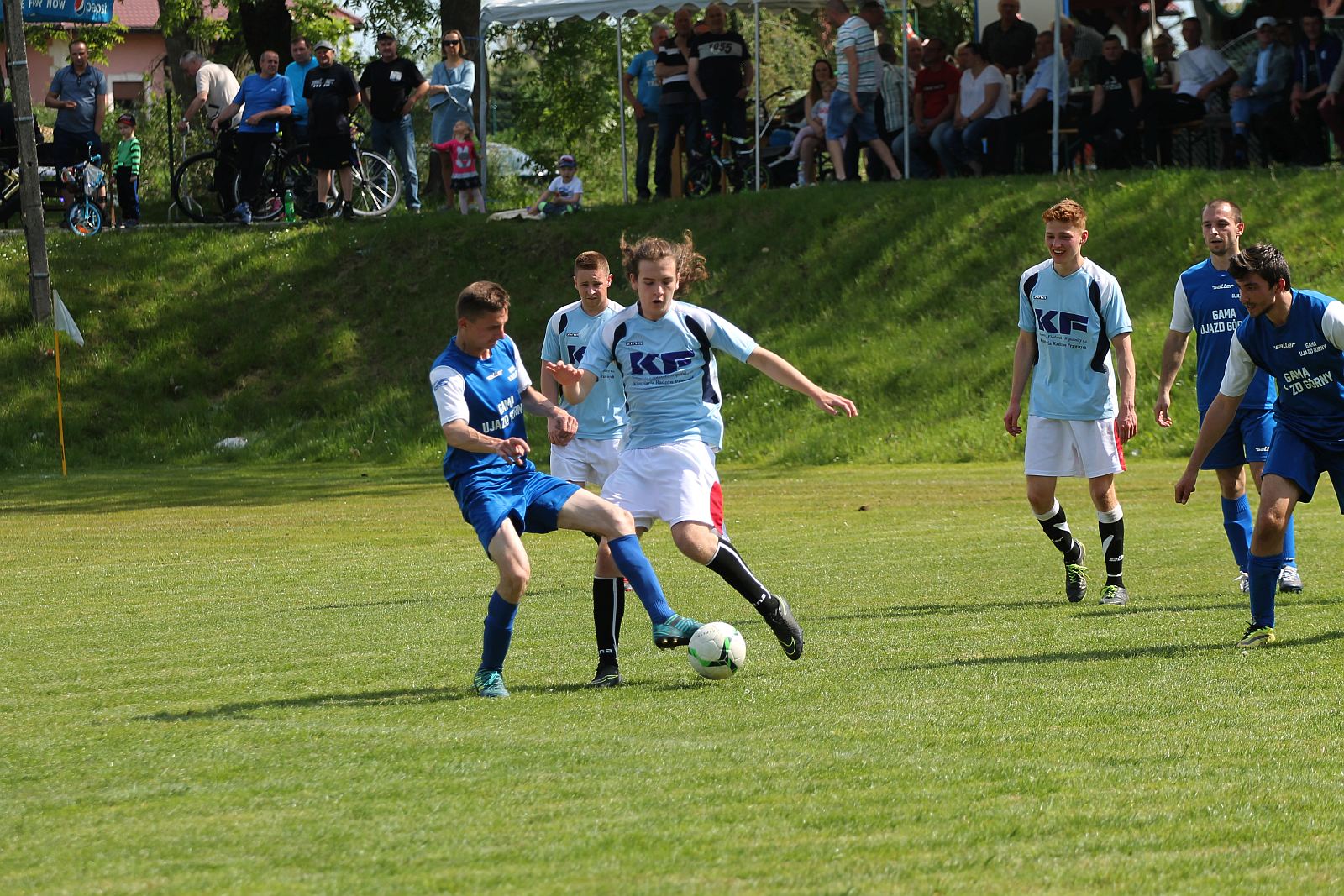 Klasa B: Błękitni Koskowice - Gama Ujazd Górny 11:2 (5:1)

