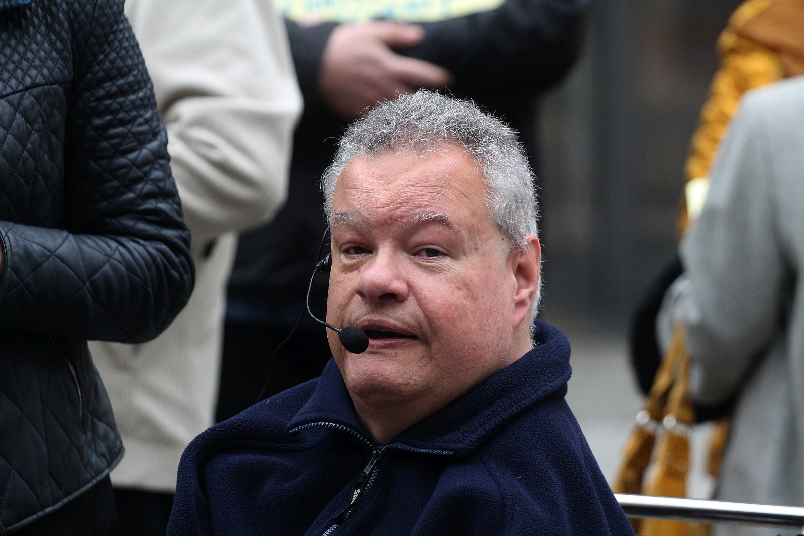 W czwartek odbył się protest wspierający niepełnosprawnych