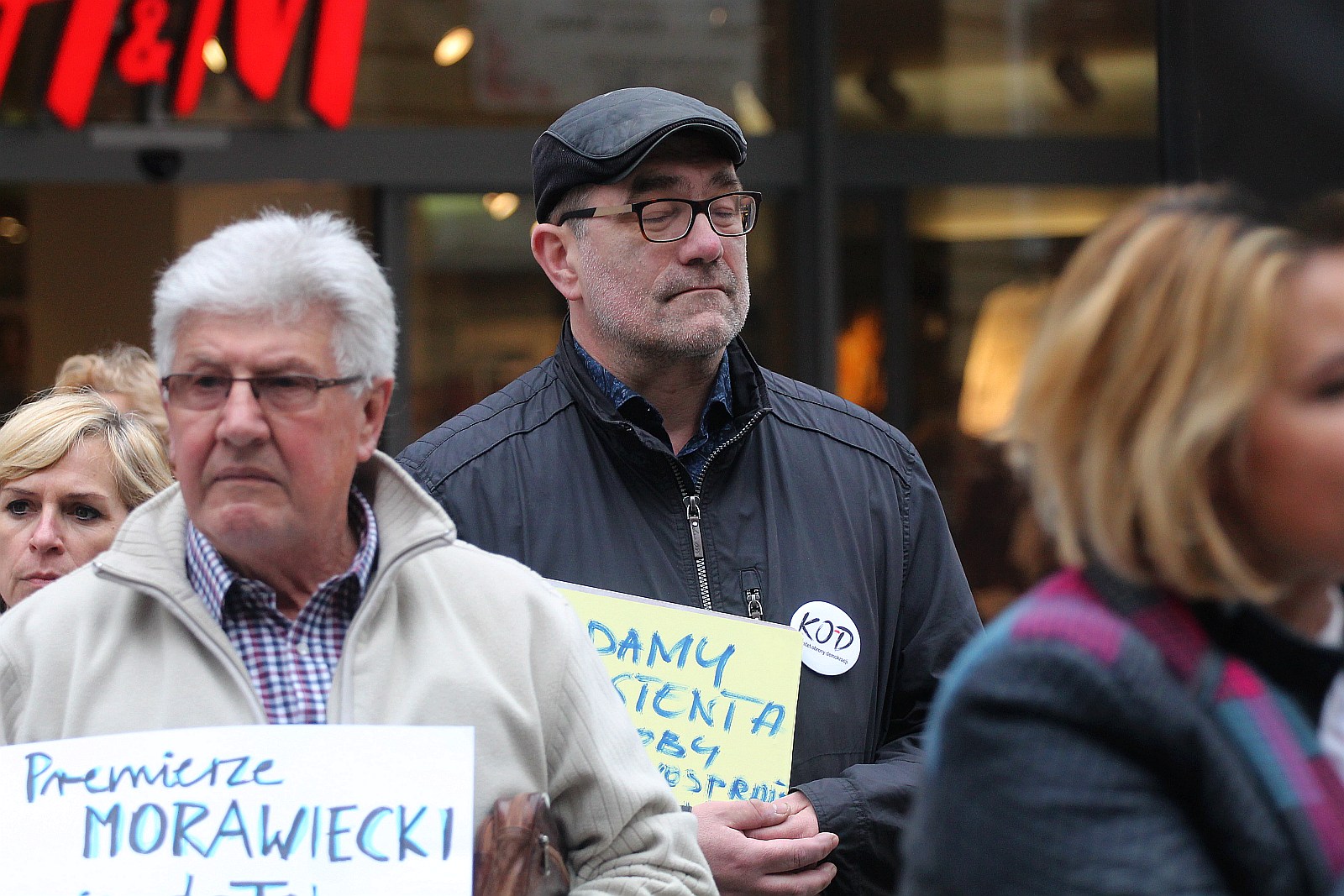 W czwartek odbył się protest wspierający niepełnosprawnych