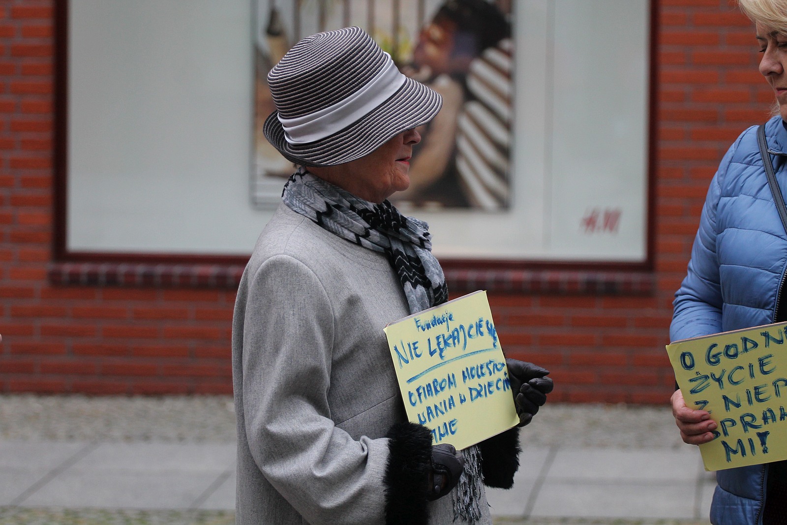 W czwartek odbył się protest wspierający niepełnosprawnych