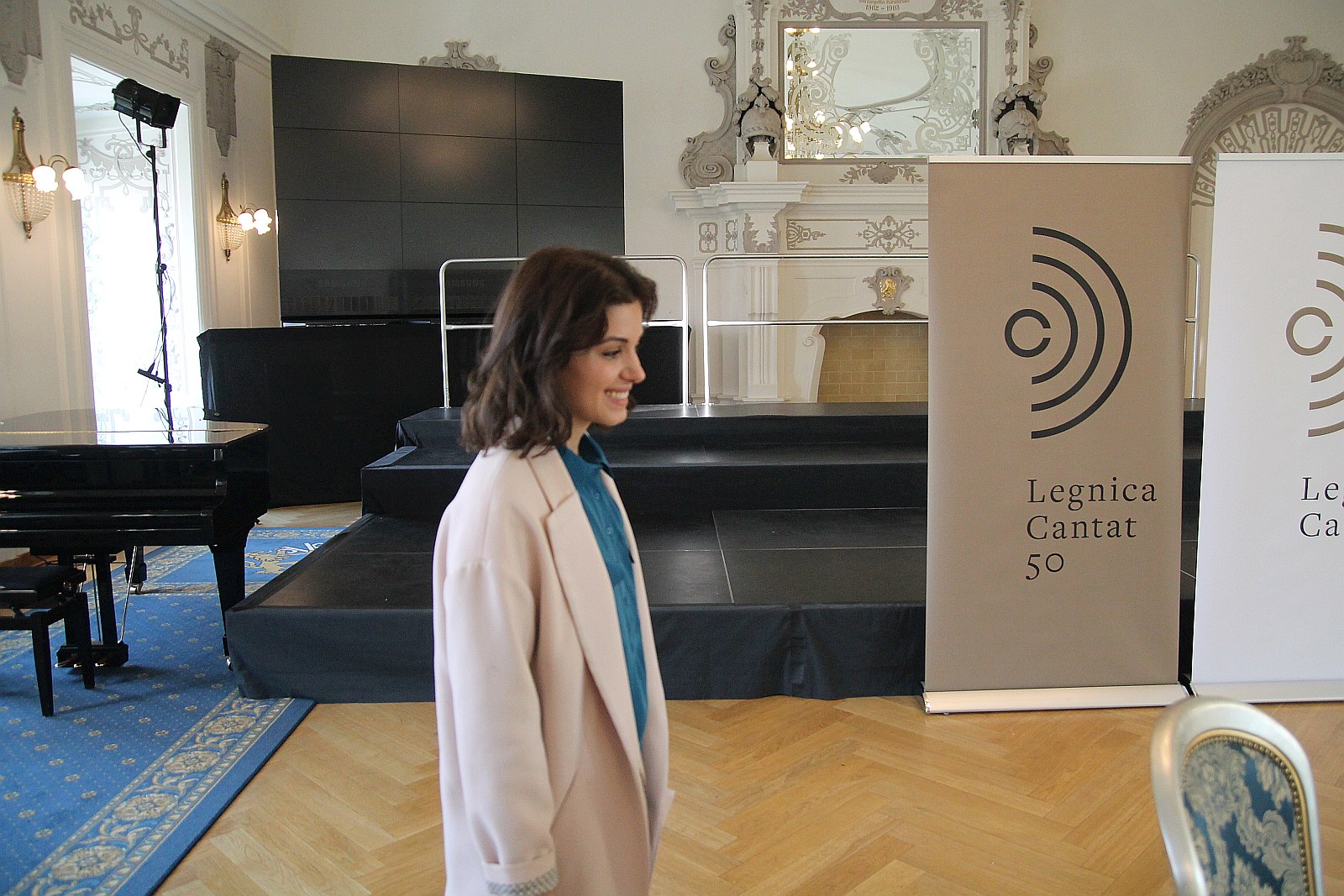 Konferencja z Katie Melua przed koncertem 