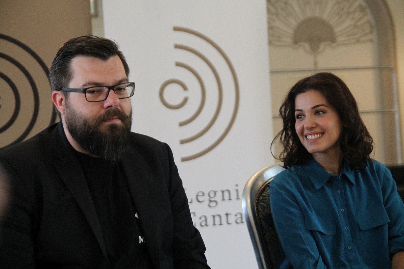 Konferencja z Katie Melua przed koncertem 