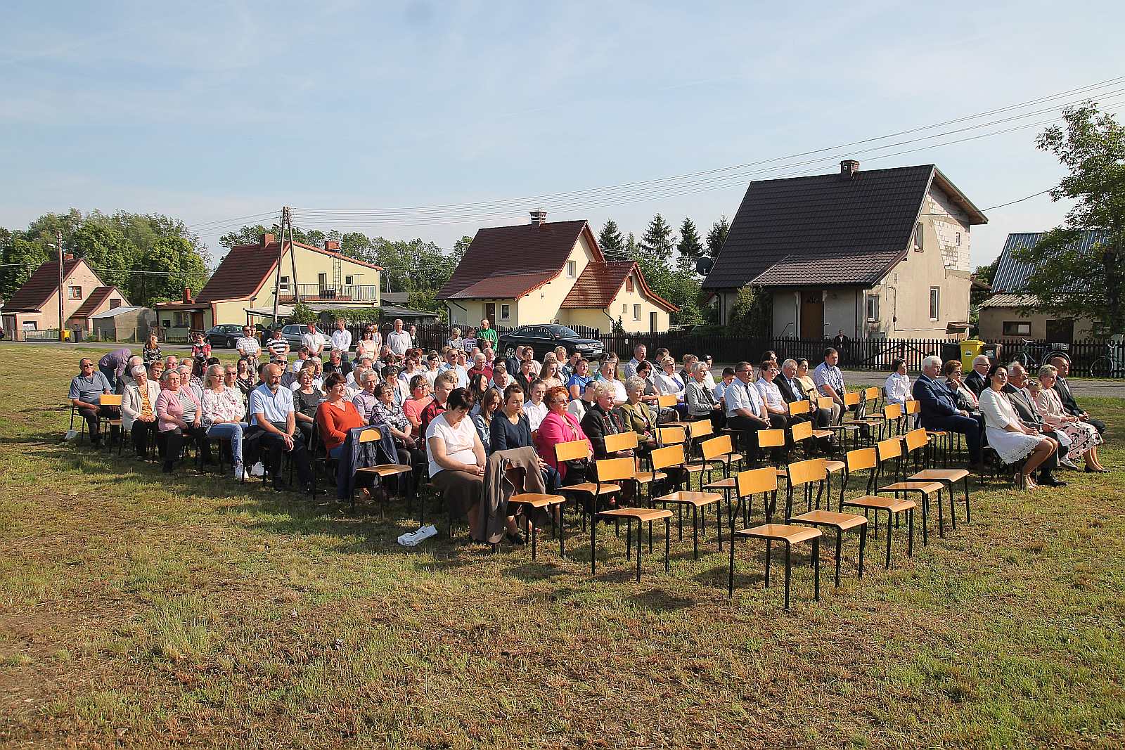 Poświęcenie kamienia węgielnego pod budowę kościoła