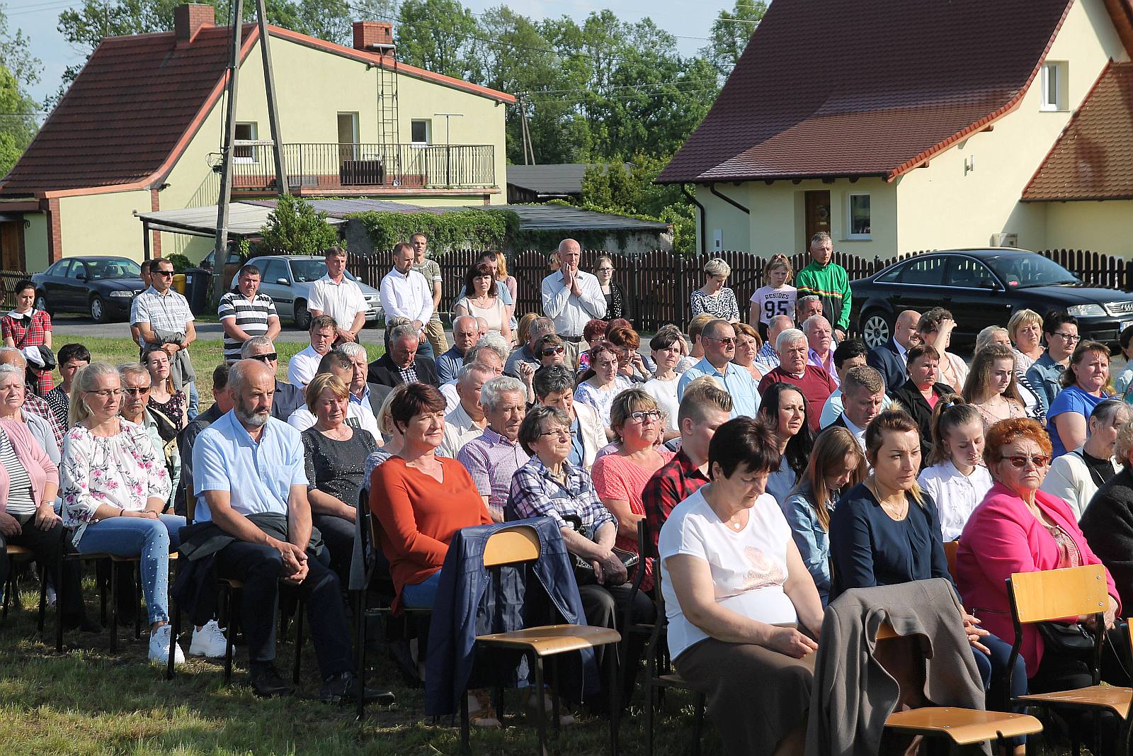 Poświęcenie kamienia węgielnego pod budowę kościoła