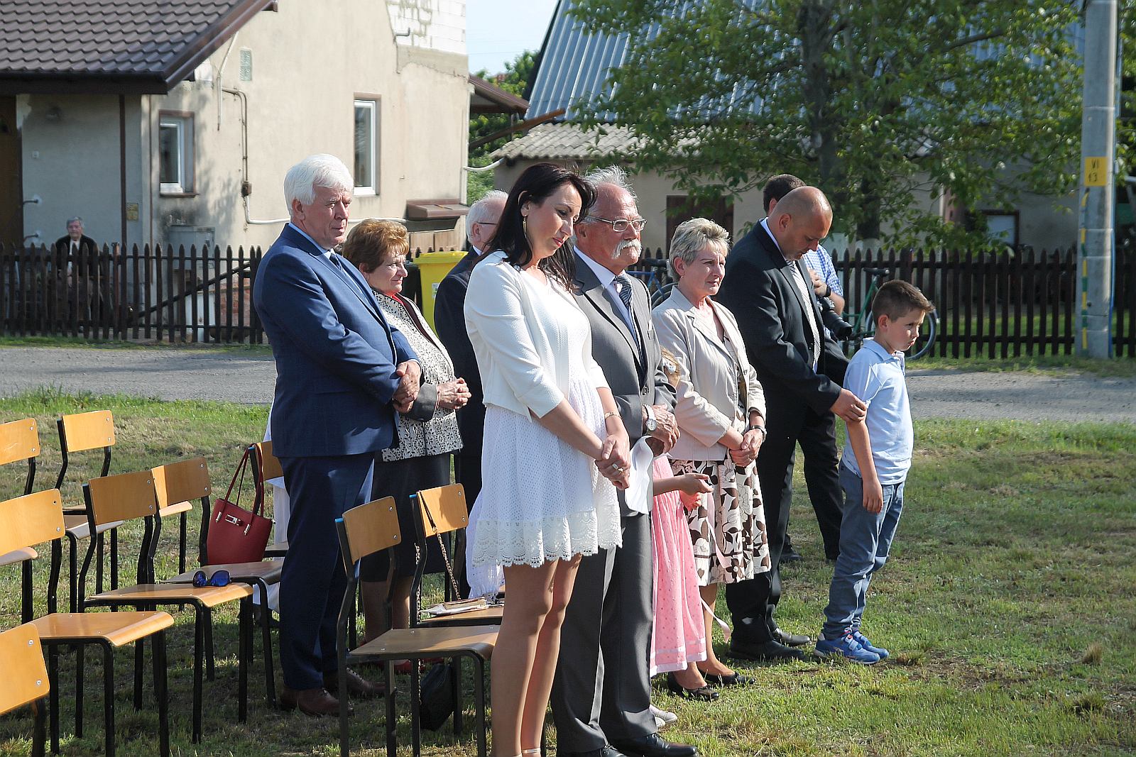 Poświęcenie kamienia węgielnego pod budowę kościoła