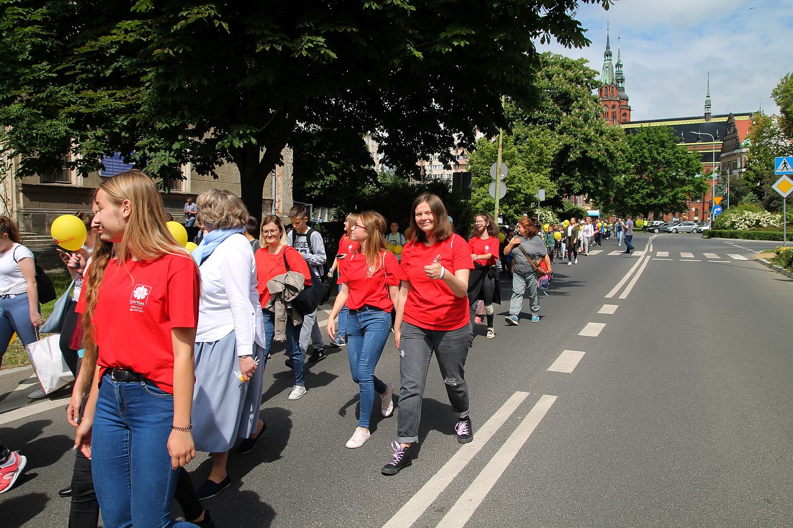 Dziewiąty Dzień Dziecka zorganizowany przez Caritas