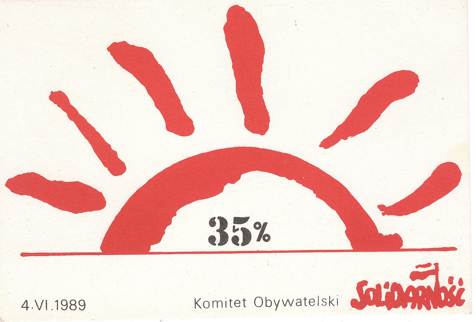 Kampania wyborcza i plakaty KO Solidarność