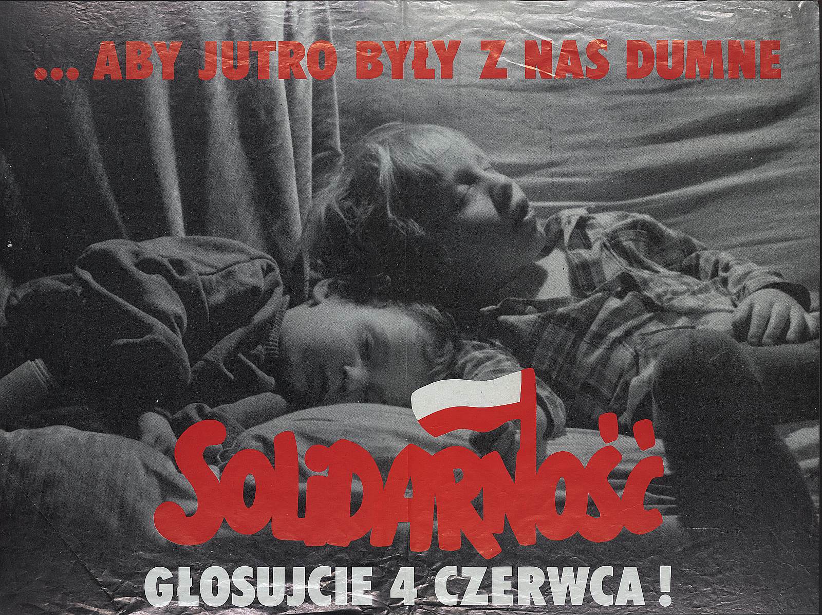 Kampania wyborcza i plakaty KO Solidarność