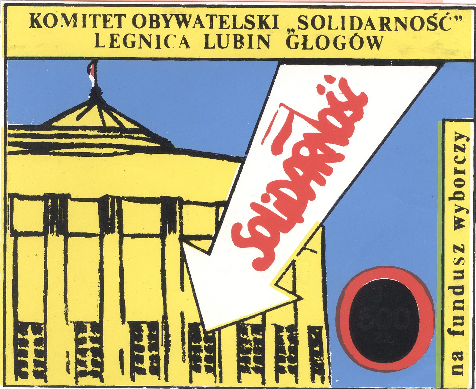 Kampania wyborcza i plakaty KO Solidarność