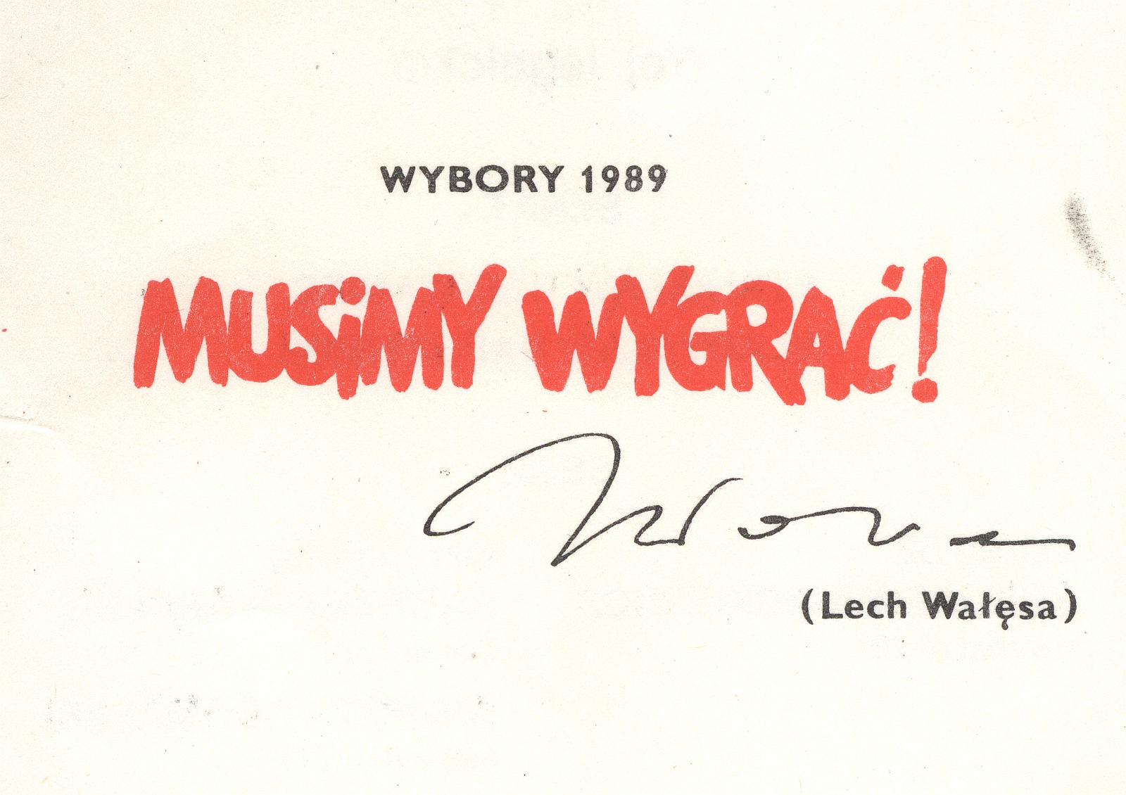 Kampania wyborcza i plakaty KO Solidarność