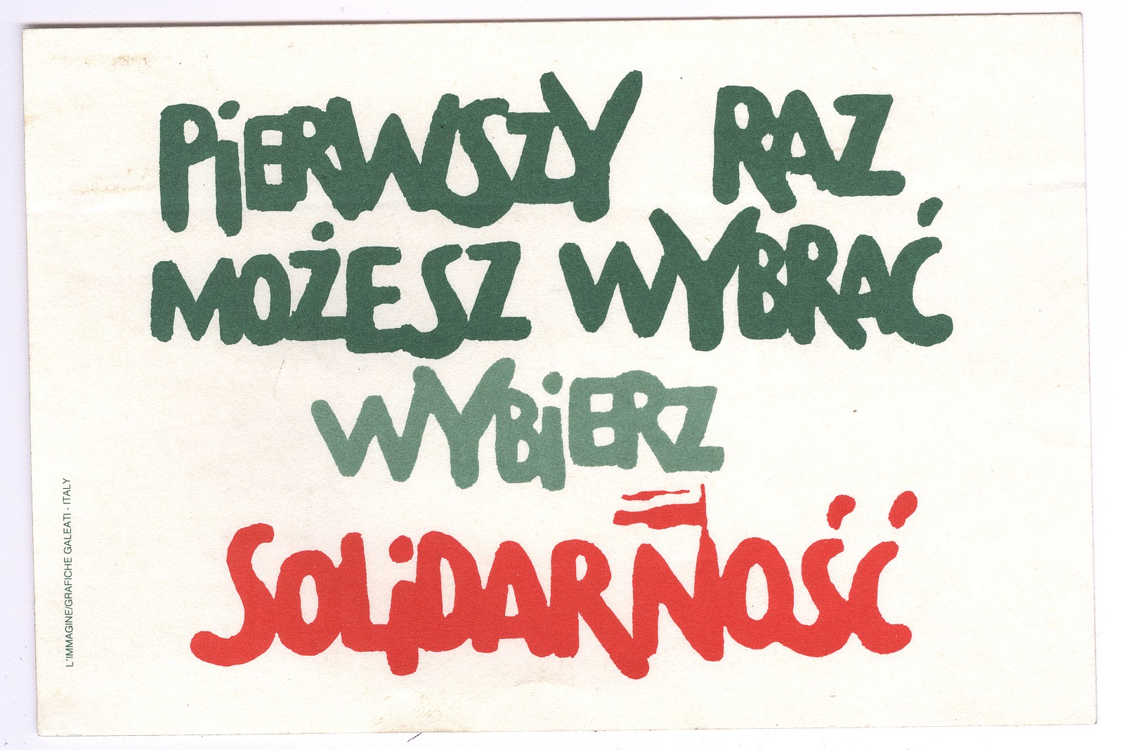 Kampania wyborcza i plakaty KO Solidarność