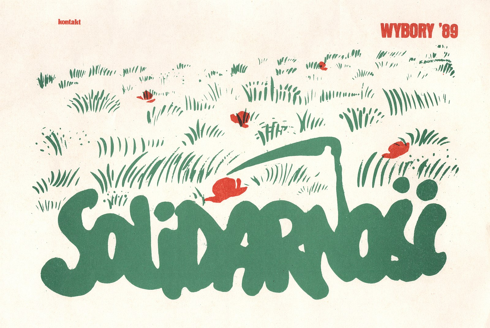 Kampania wyborcza i plakaty KO Solidarność