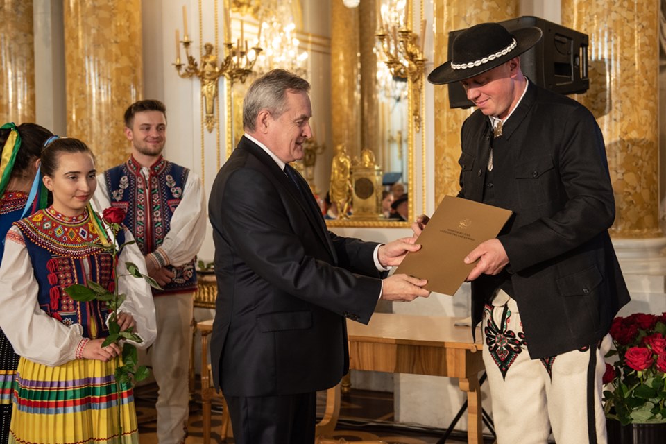 Łemkowski Zespół Kyczera z nagrodą im. Oskara Kolberga