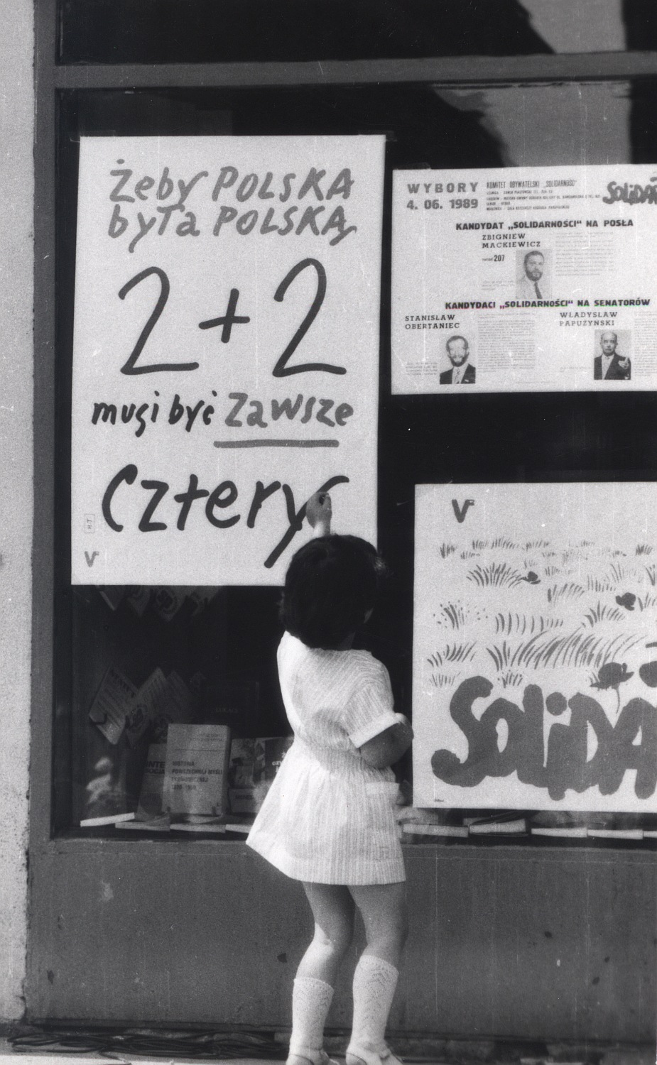 Kampania wyborcza i plakaty KO Solidarność