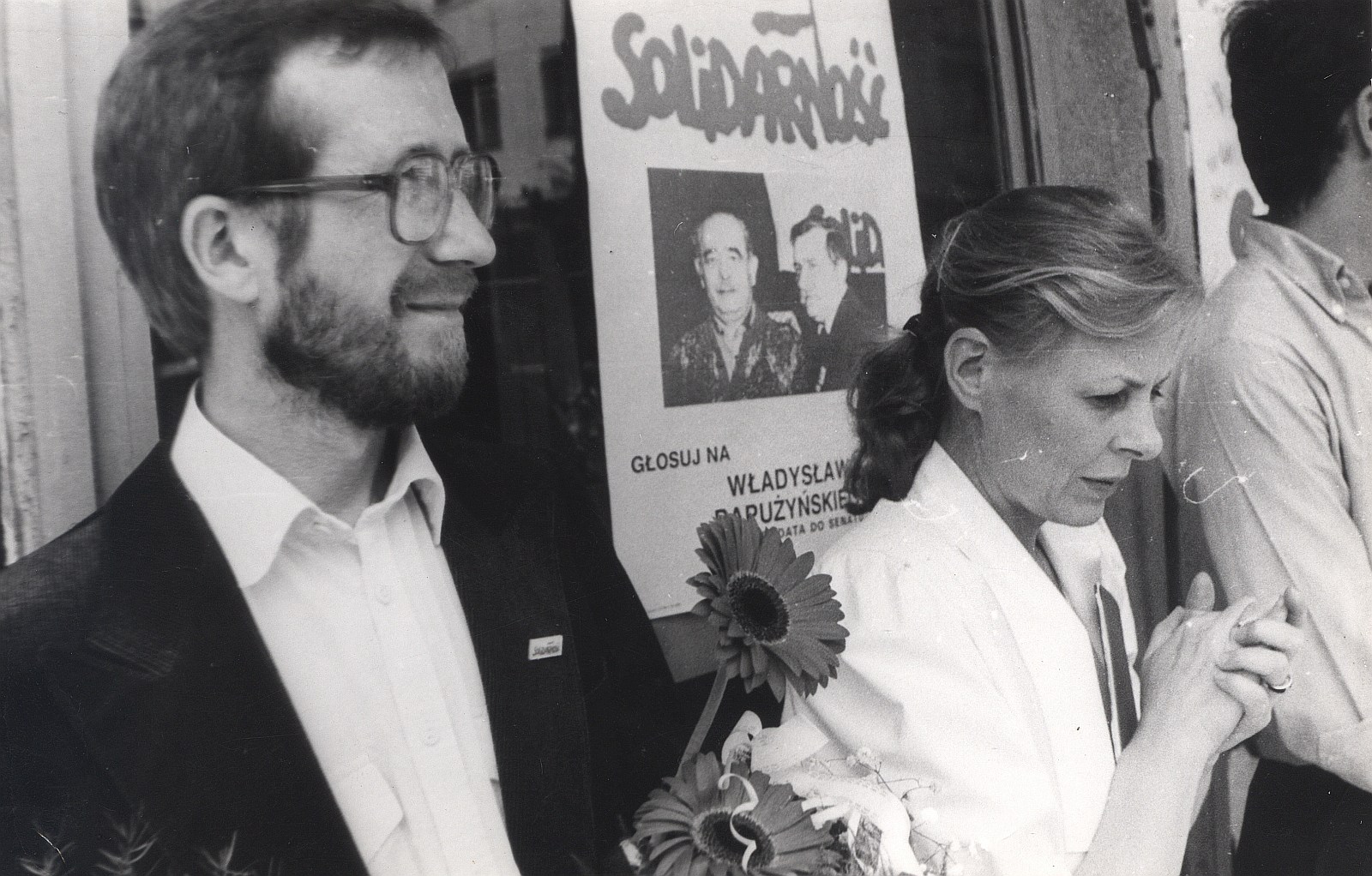 Kampania wyborcza i plakaty KO Solidarność