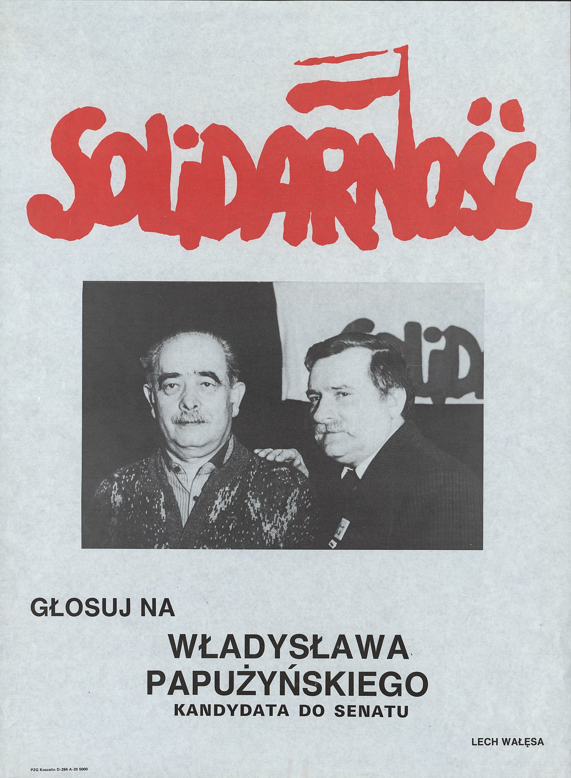 Kampania wyborcza i plakaty KO Solidarność