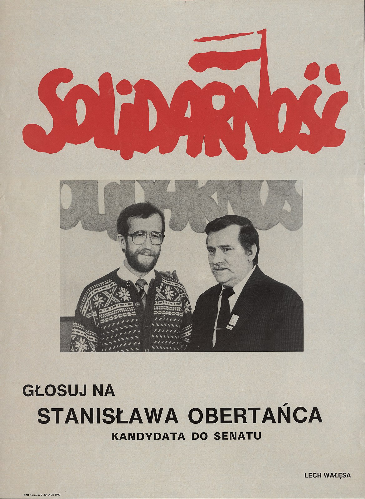 Kampania wyborcza i plakaty KO Solidarność