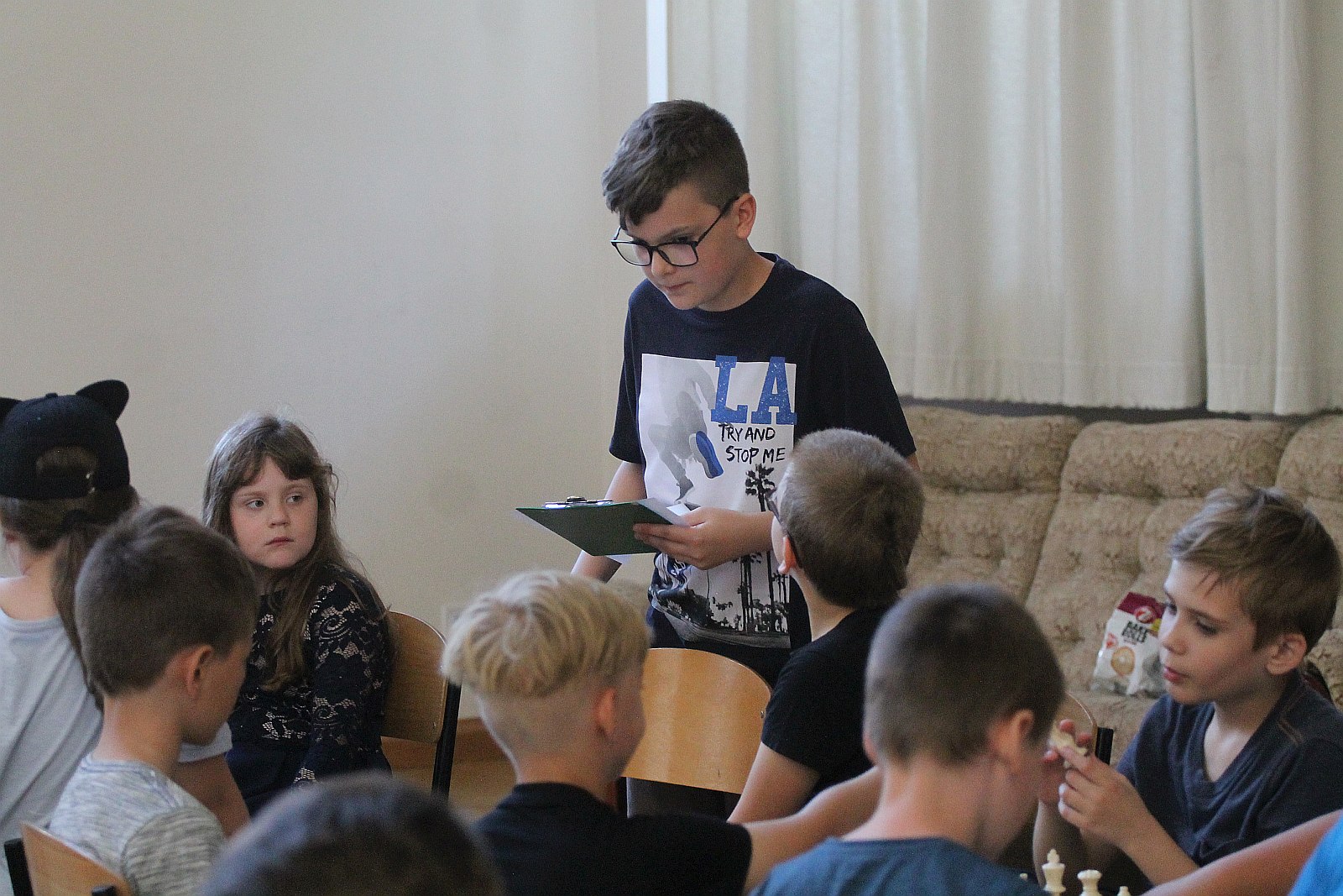 Legniczanie daja mata. Turniej szachowy dla dzieci