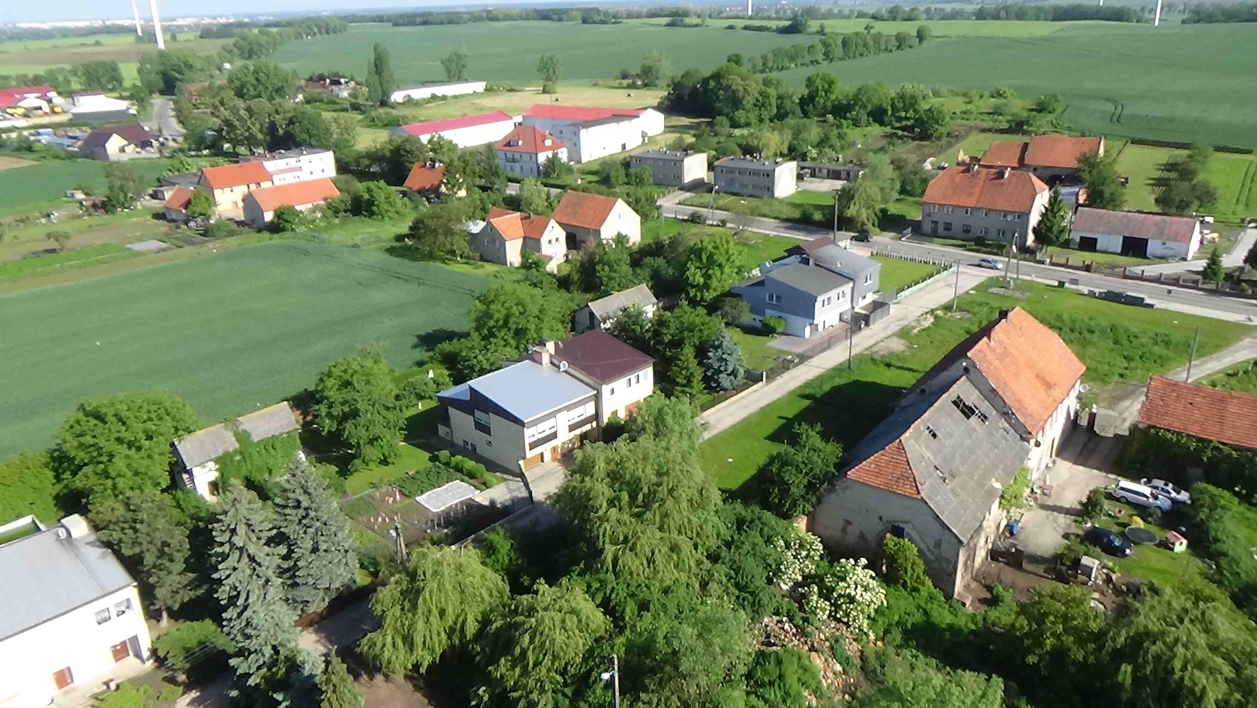 Taczalin z lotu ptaka. Zobacz jak wygląda wioska    
