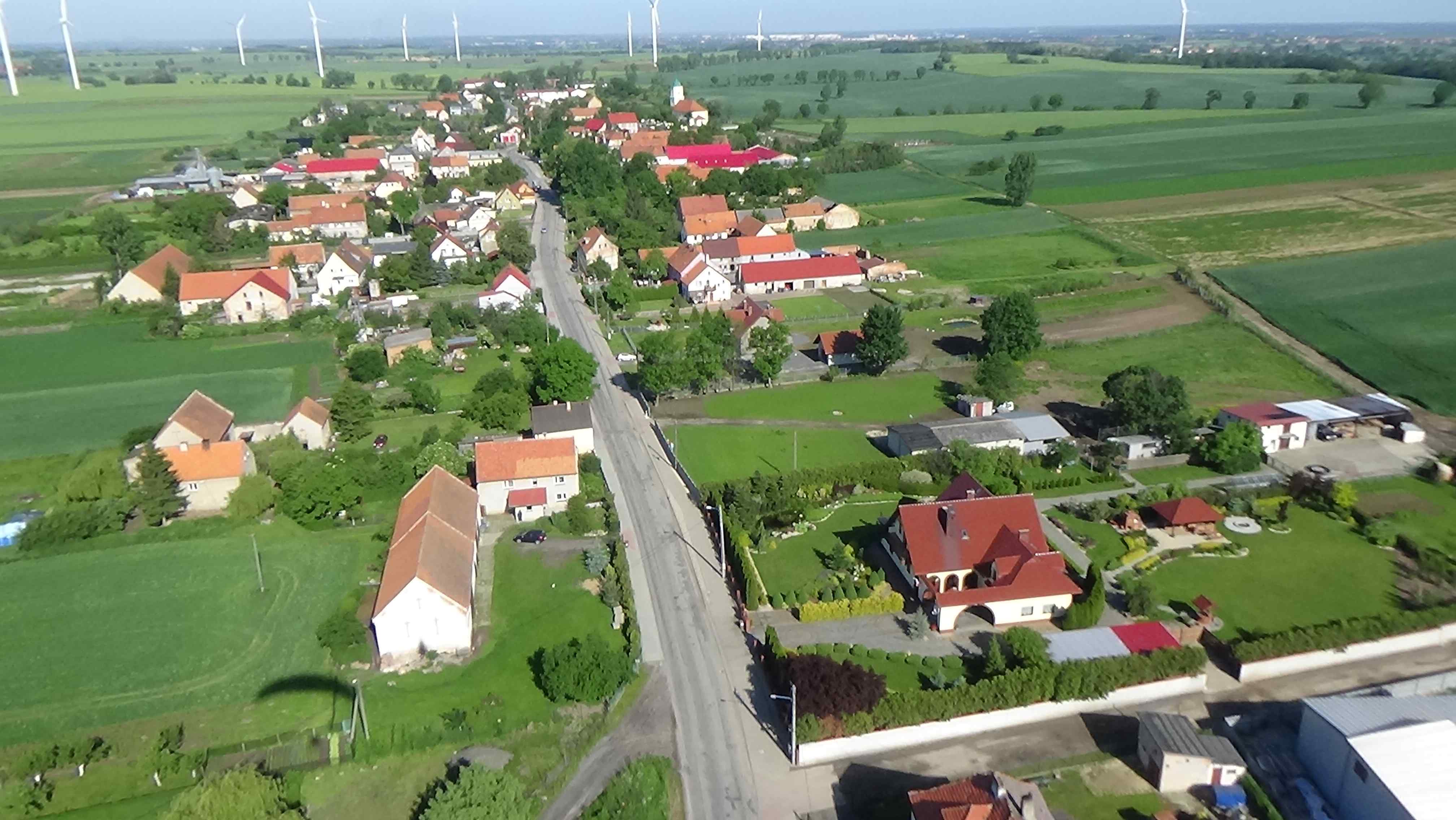 Taczalin z lotu ptaka. Zobacz jak wygląda wioska    
