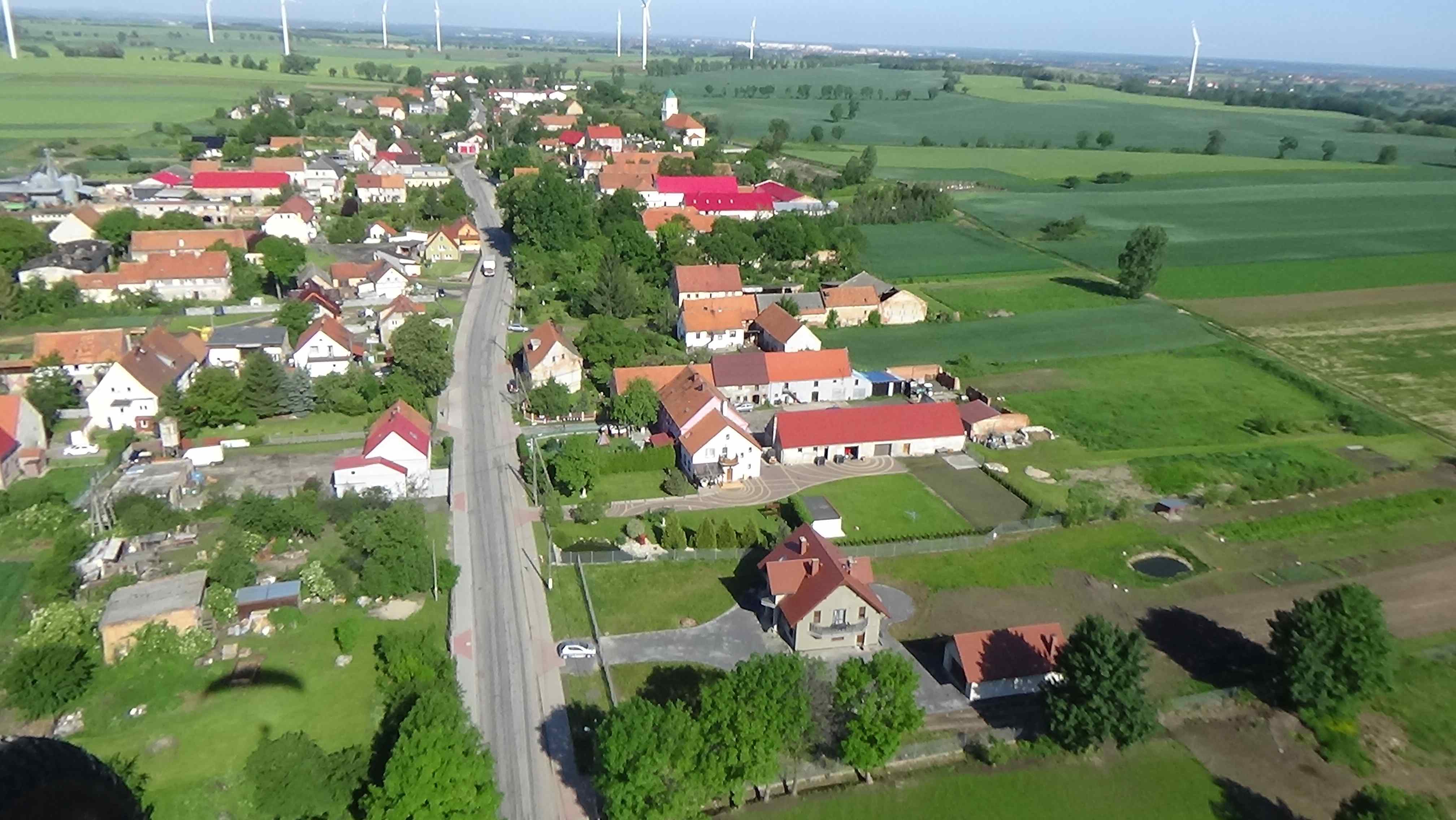 Taczalin z lotu ptaka. Zobacz jak wygląda wioska    
