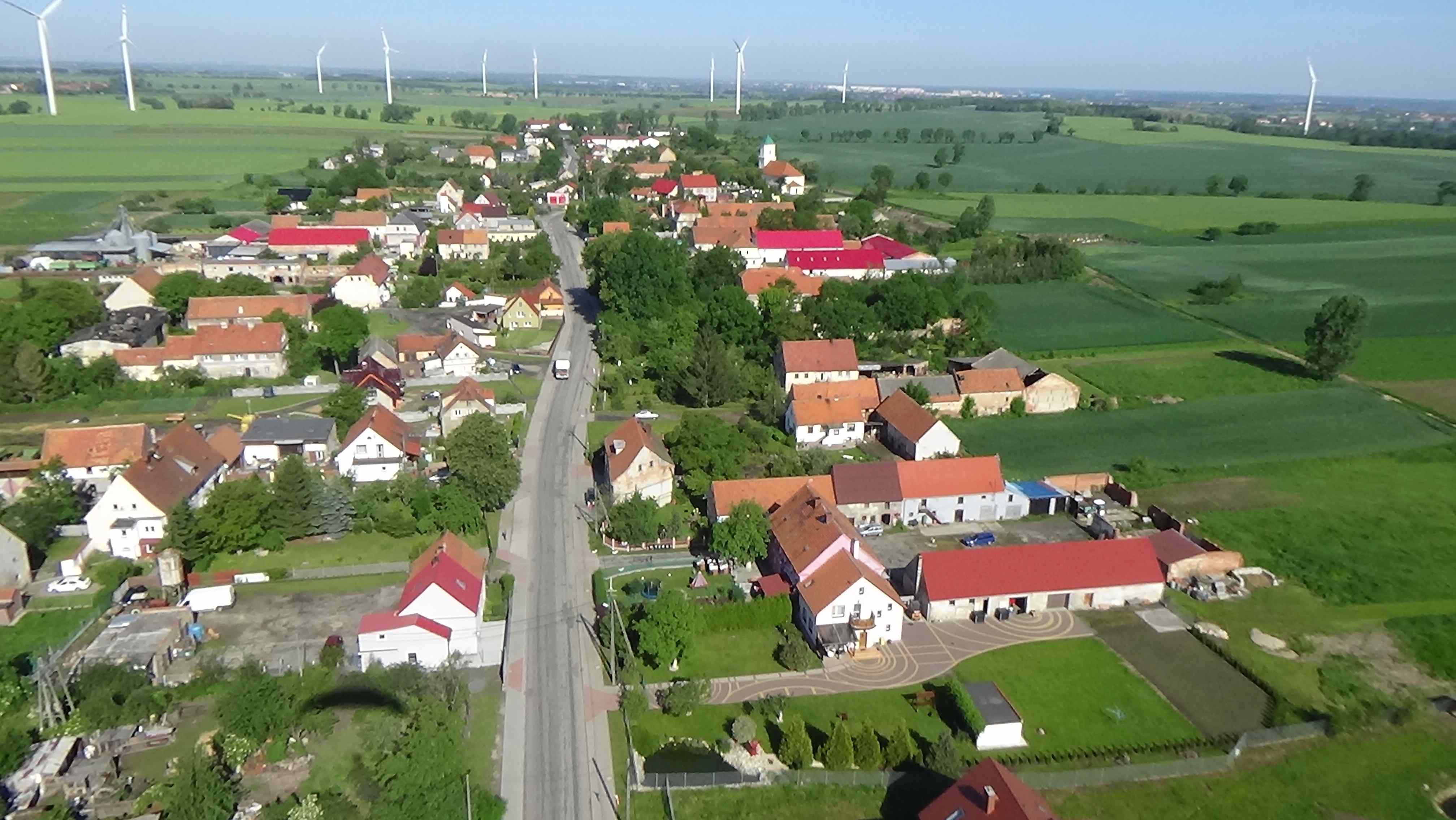 Taczalin z lotu ptaka. Zobacz jak wygląda wioska    
