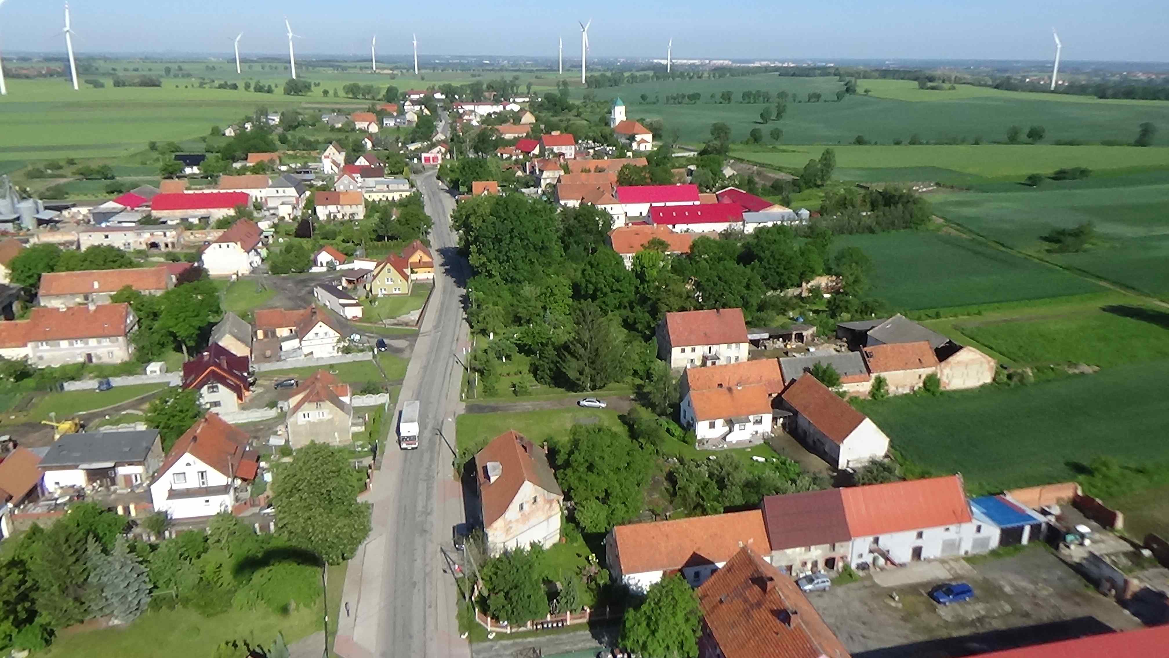 Taczalin z lotu ptaka. Zobacz jak wygląda wioska    
