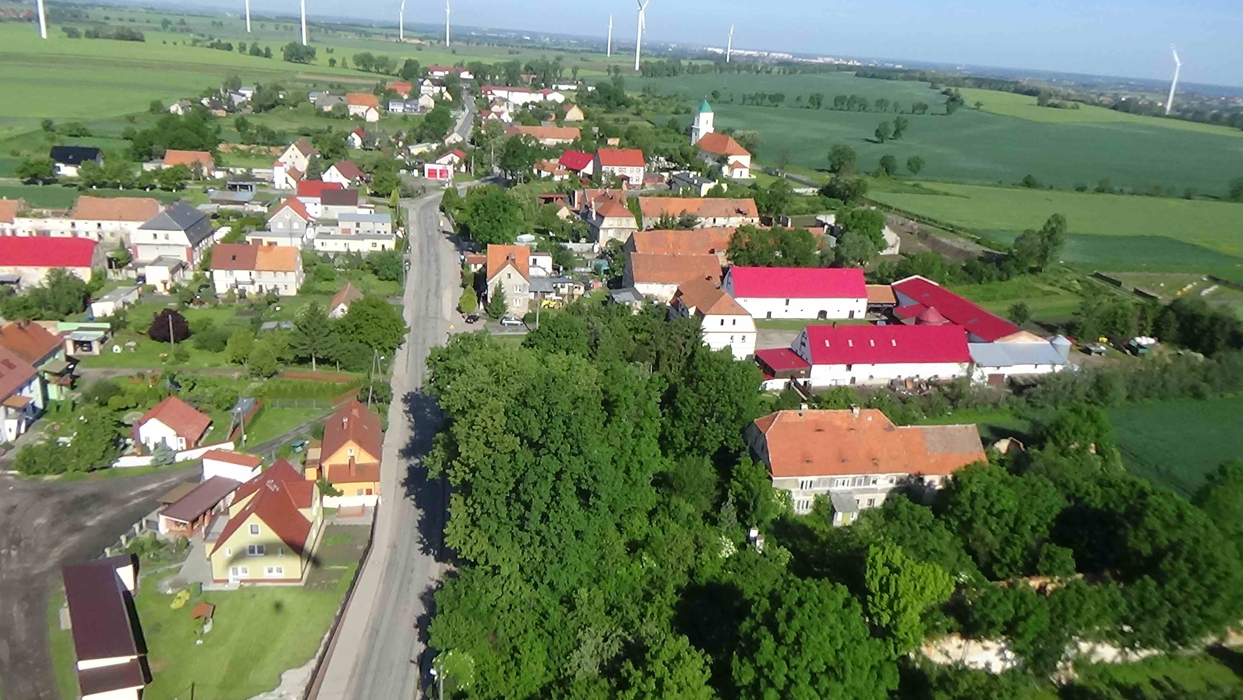 Taczalin z lotu ptaka. Zobacz jak wygląda wioska    
