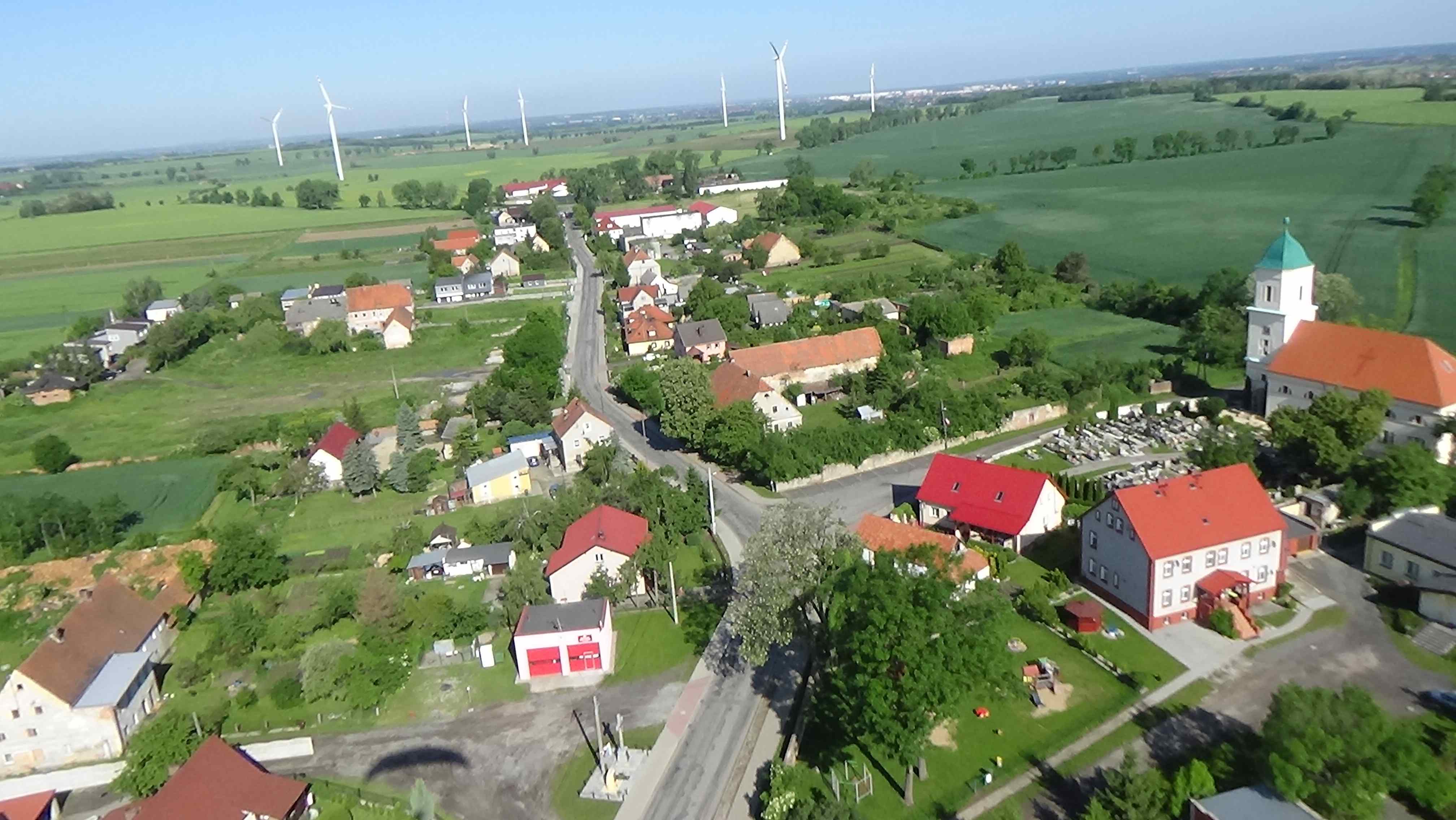 Taczalin z lotu ptaka. Zobacz jak wygląda wioska    
