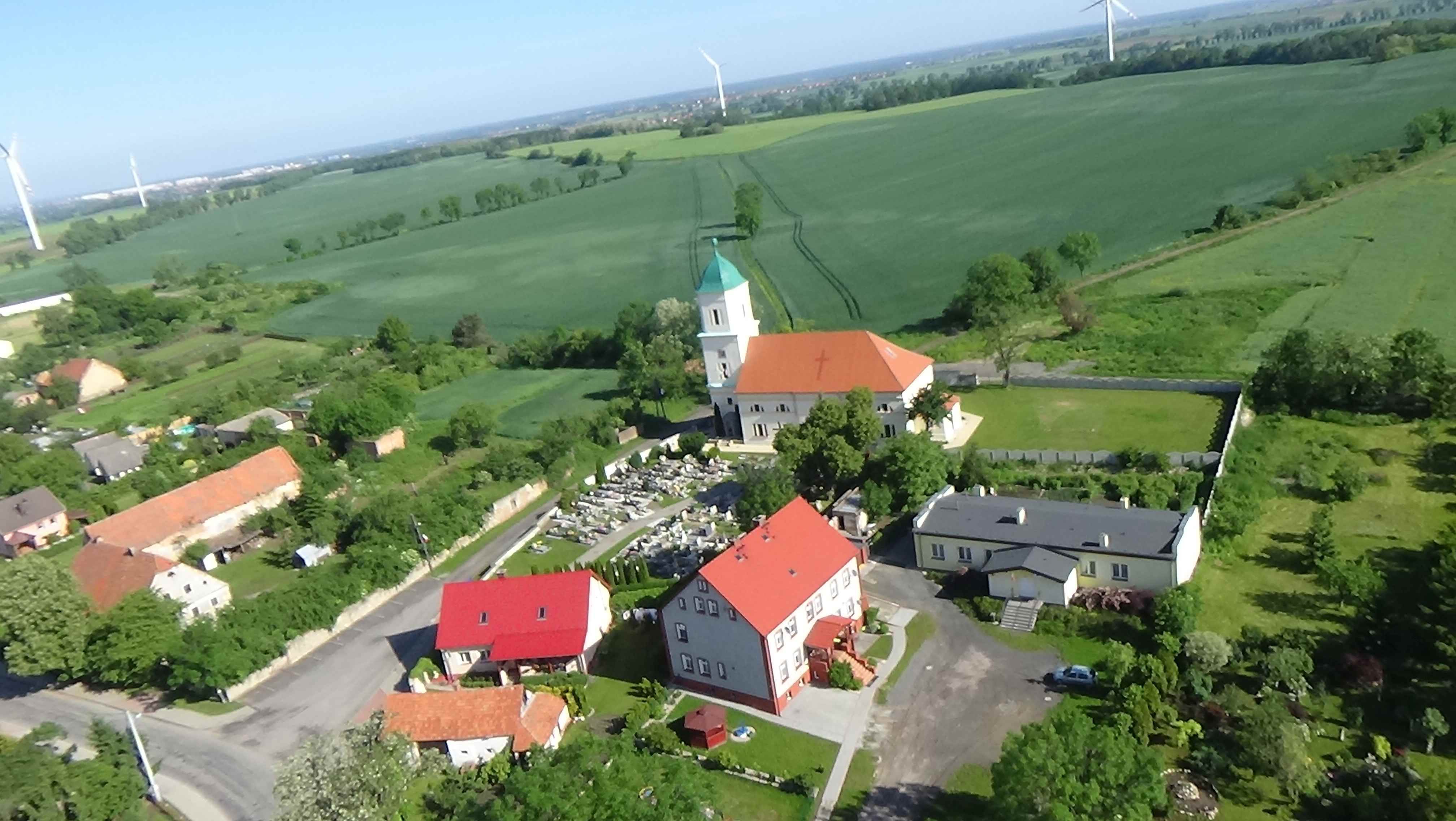 Taczalin z lotu ptaka. Zobacz jak wygląda wioska    
