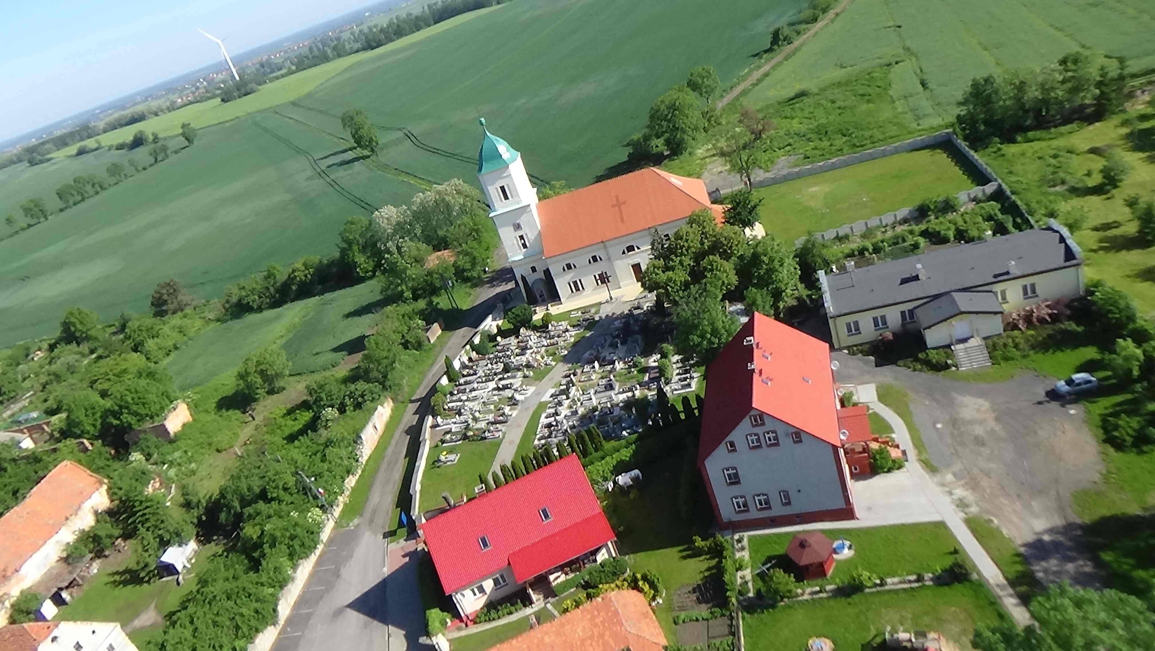 Taczalin z lotu ptaka. Zobacz jak wygląda wioska    
