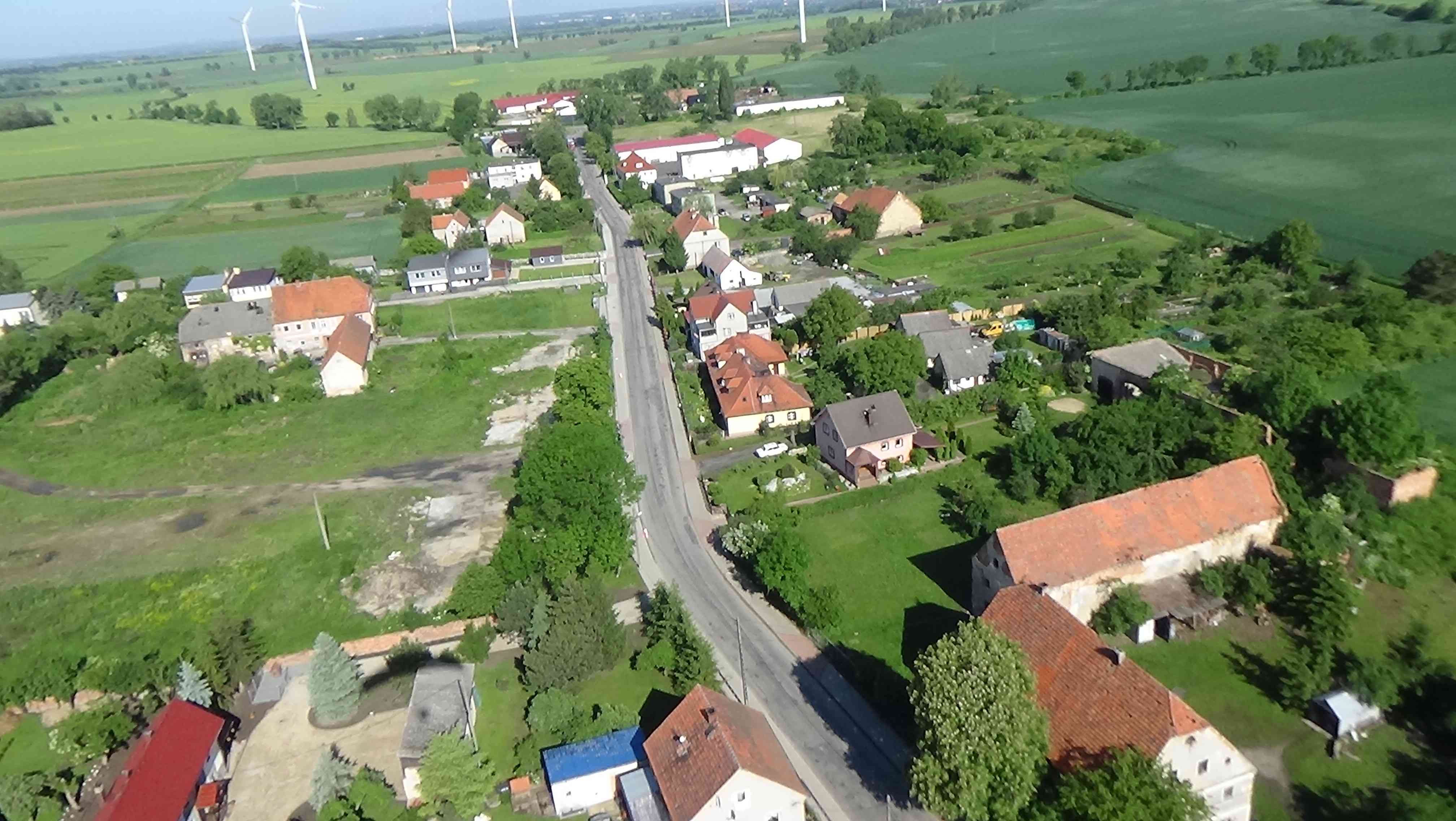 Taczalin z lotu ptaka. Zobacz jak wygląda wioska    
