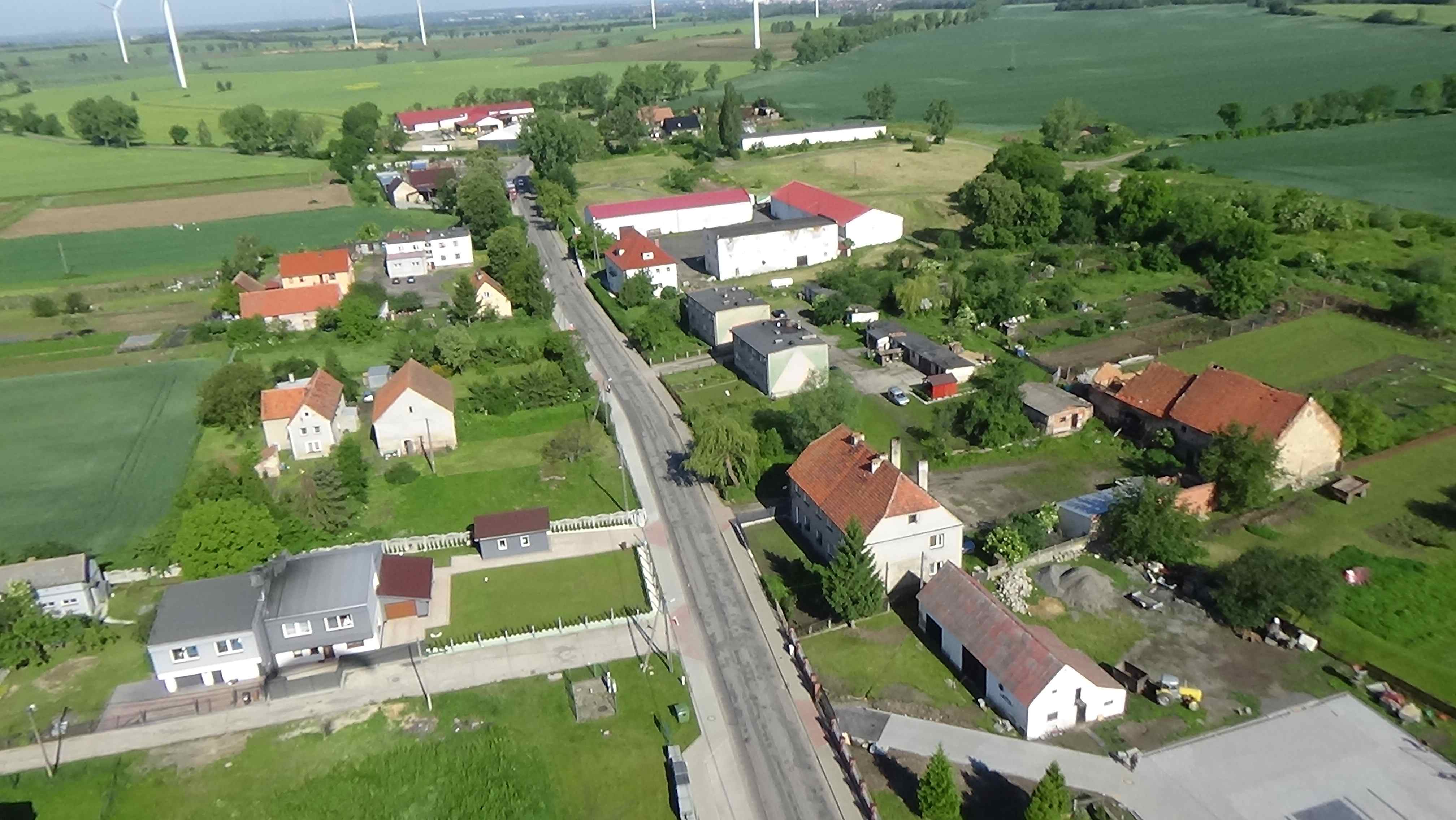 Taczalin z lotu ptaka. Zobacz jak wygląda wioska    
