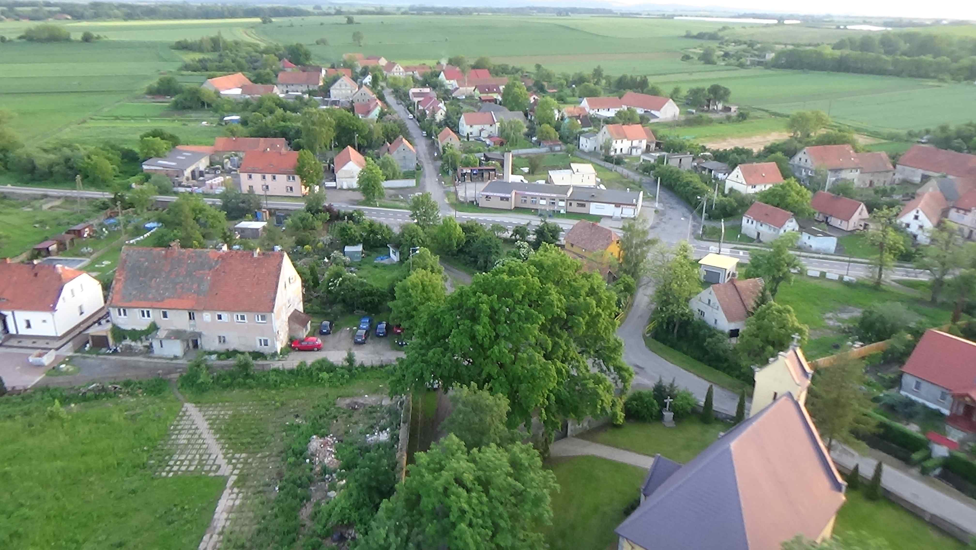 Nowa Wieś Legnicka z lotu ptaka. Zobacz jak wygląda wioska