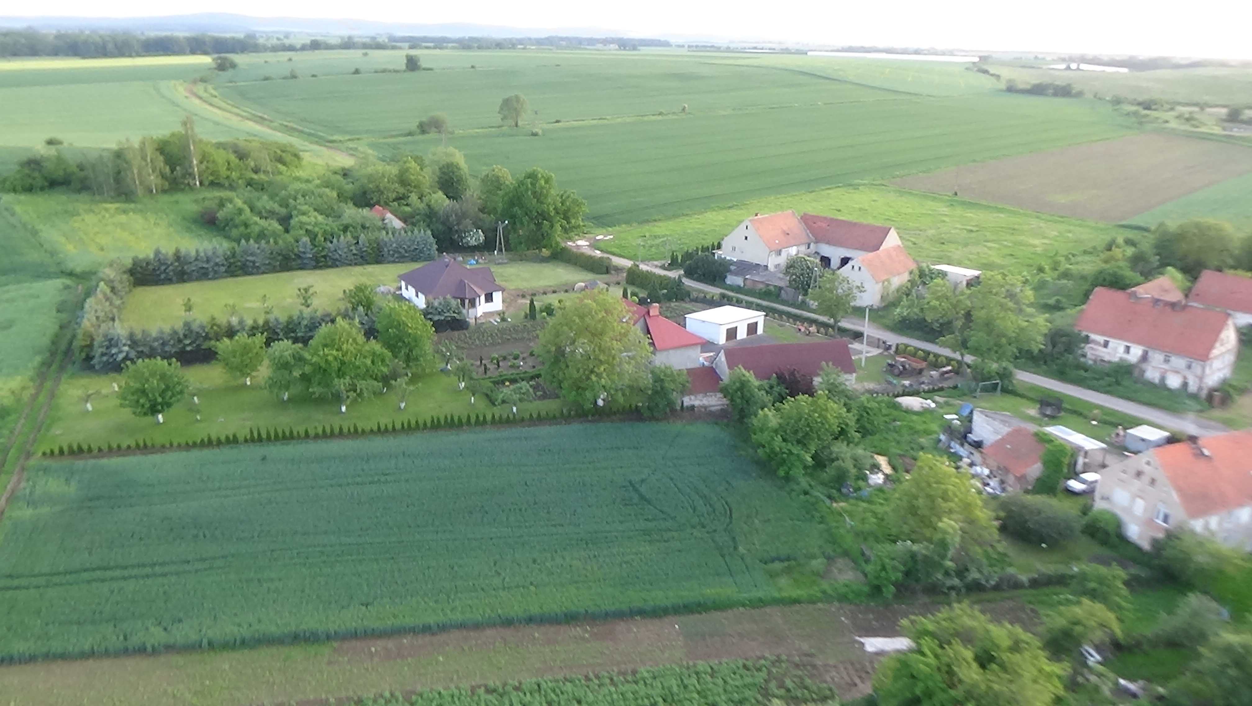 Nowa Wieś Legnicka z lotu ptaka. Zobacz jak wygląda wioska