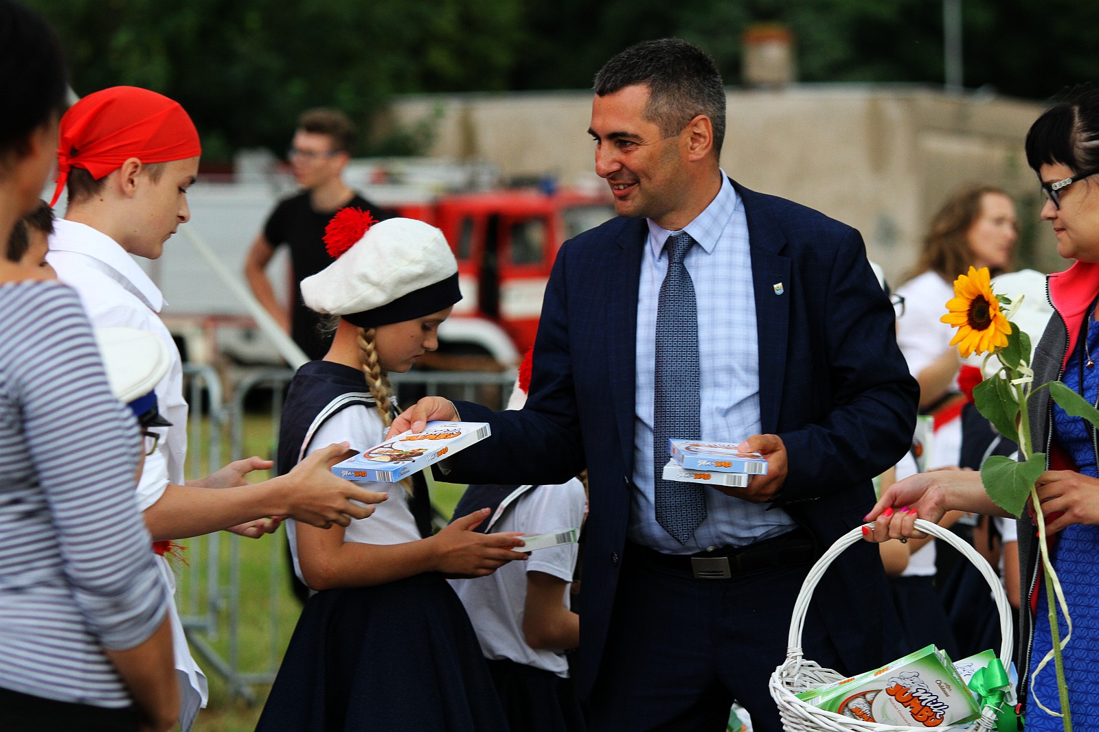 Deszczowa pogoda popsuła świętowanie w Legnickim Polu